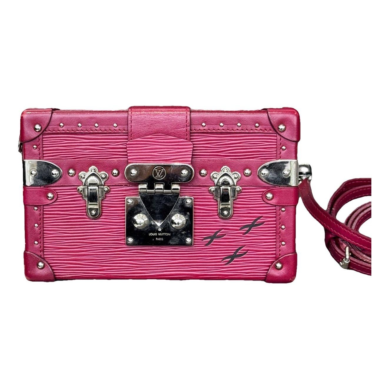 Petite Malle leather handbag
