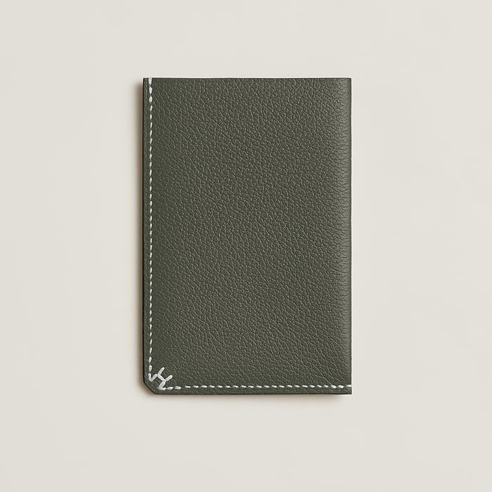 Vert-de-gris H Sellier Card Holder