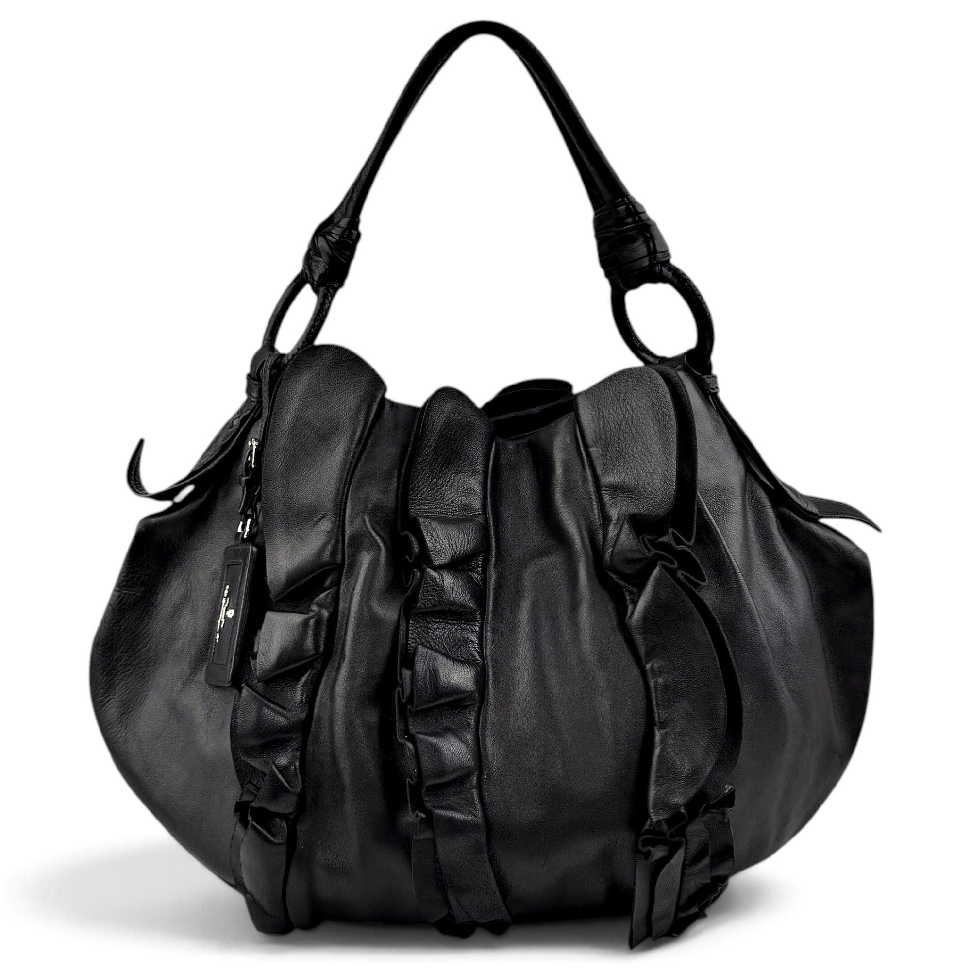 Leather handbag