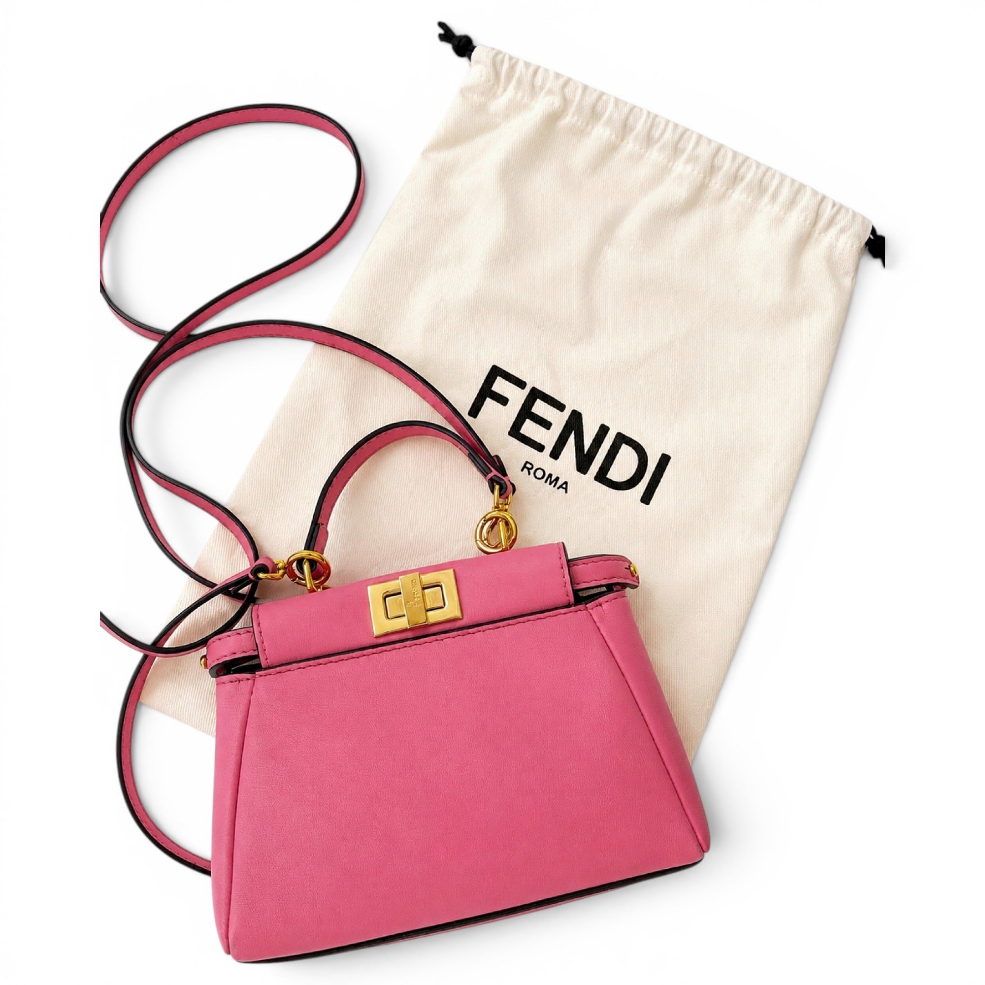Peekaboo leather mini bag