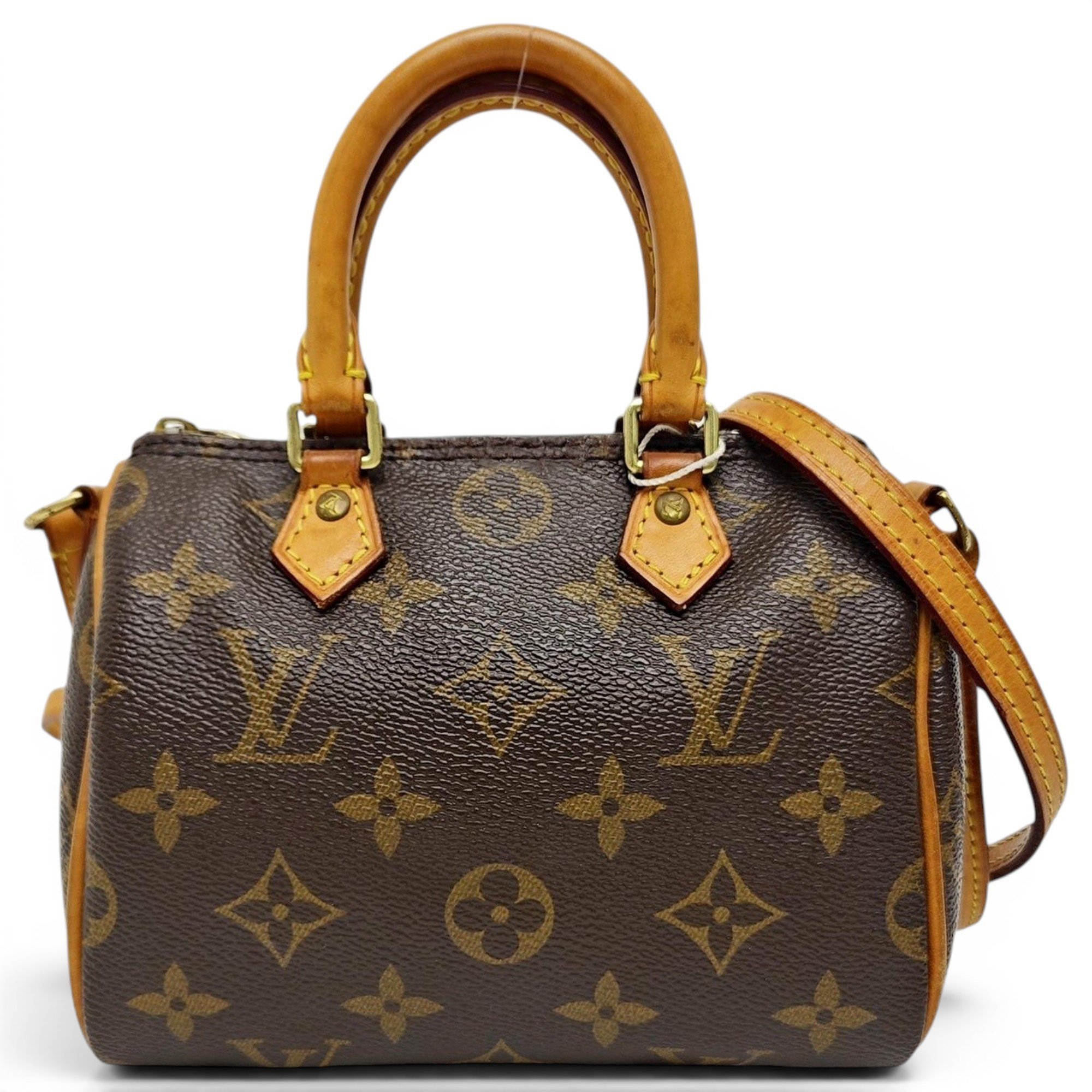 Nano Speedy / Mini HL leather handbag