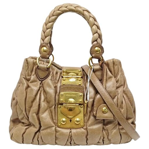 Leather handbag
