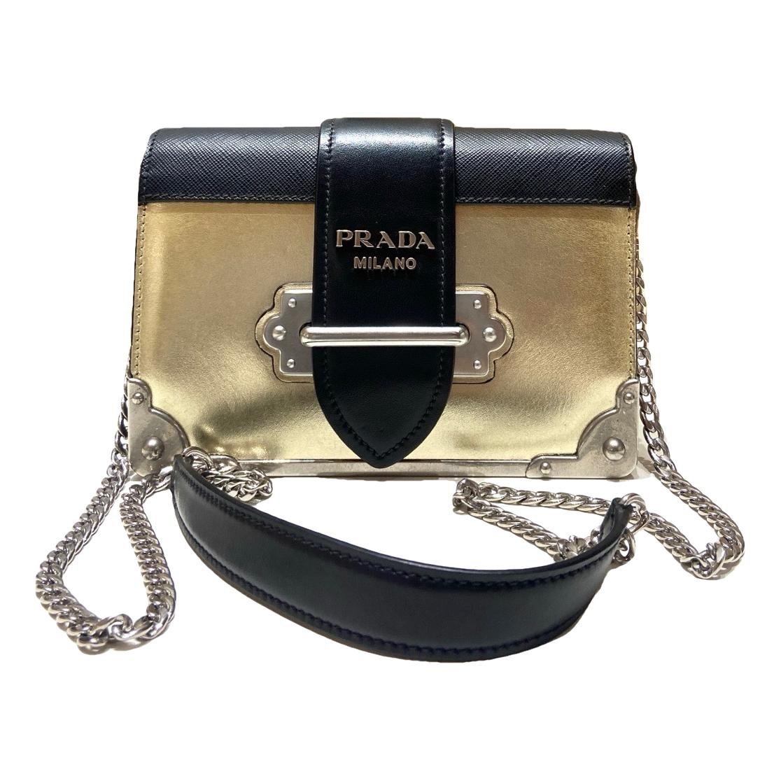 Cahier leather handbag