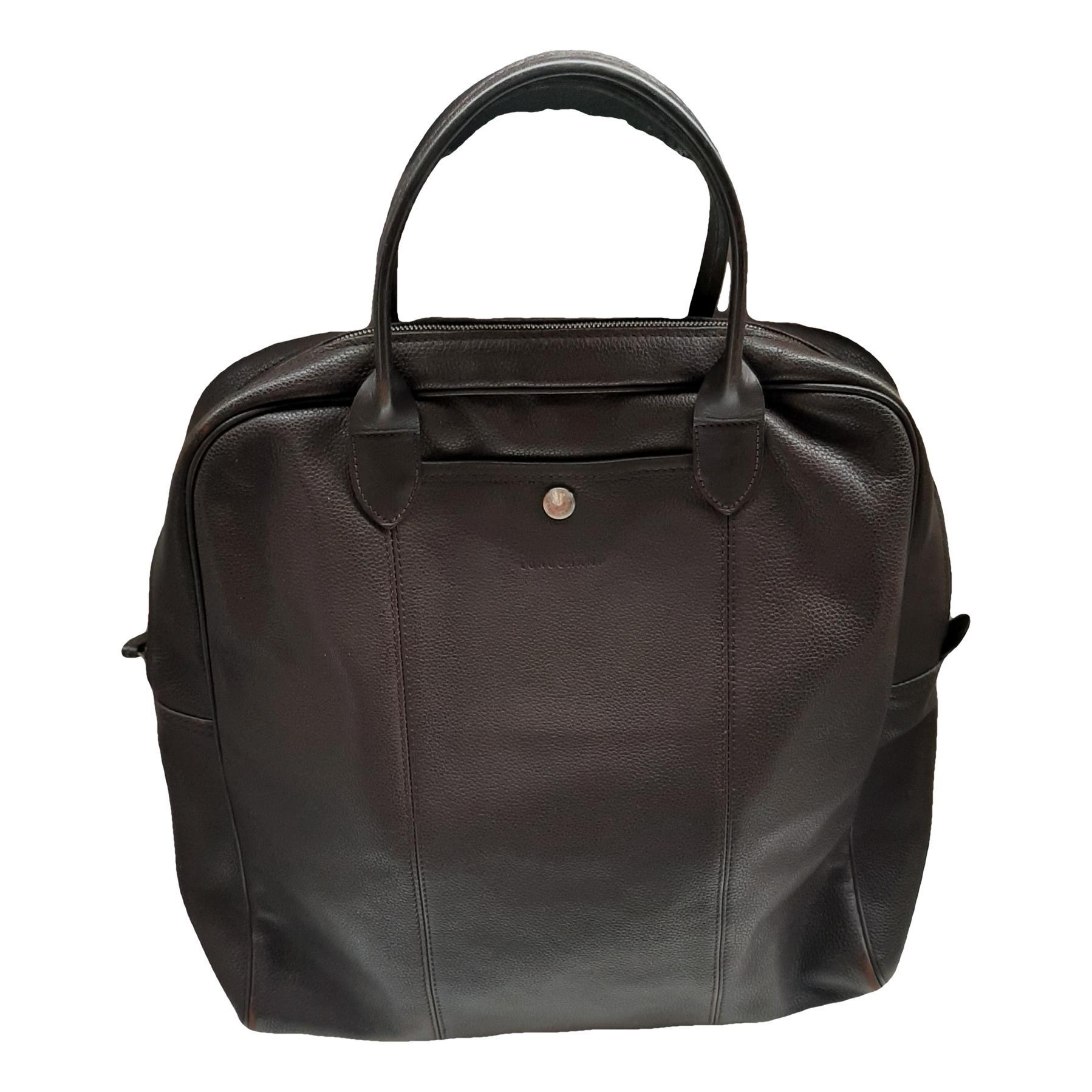 Leather travel bag