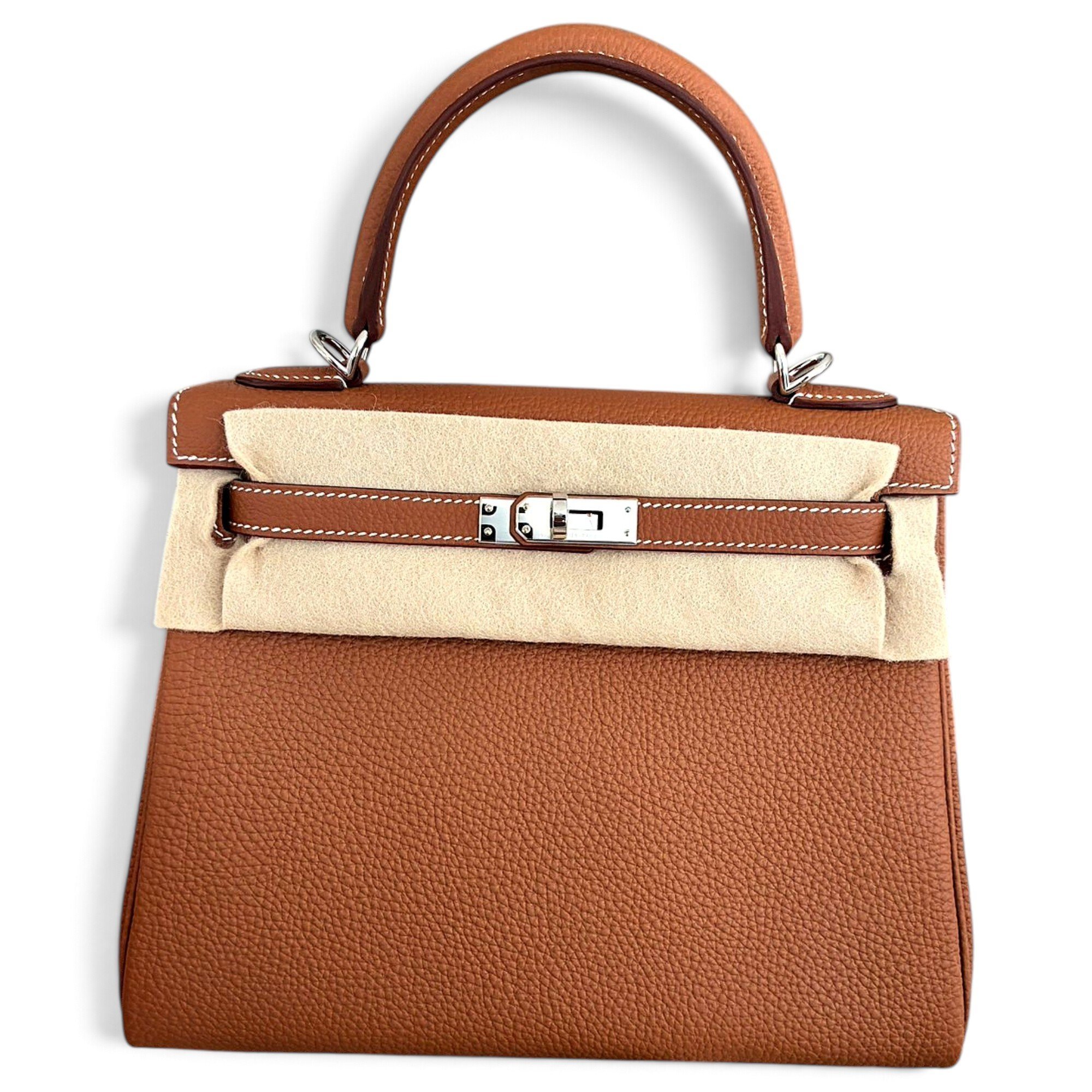 Kelly 25 leather handbag