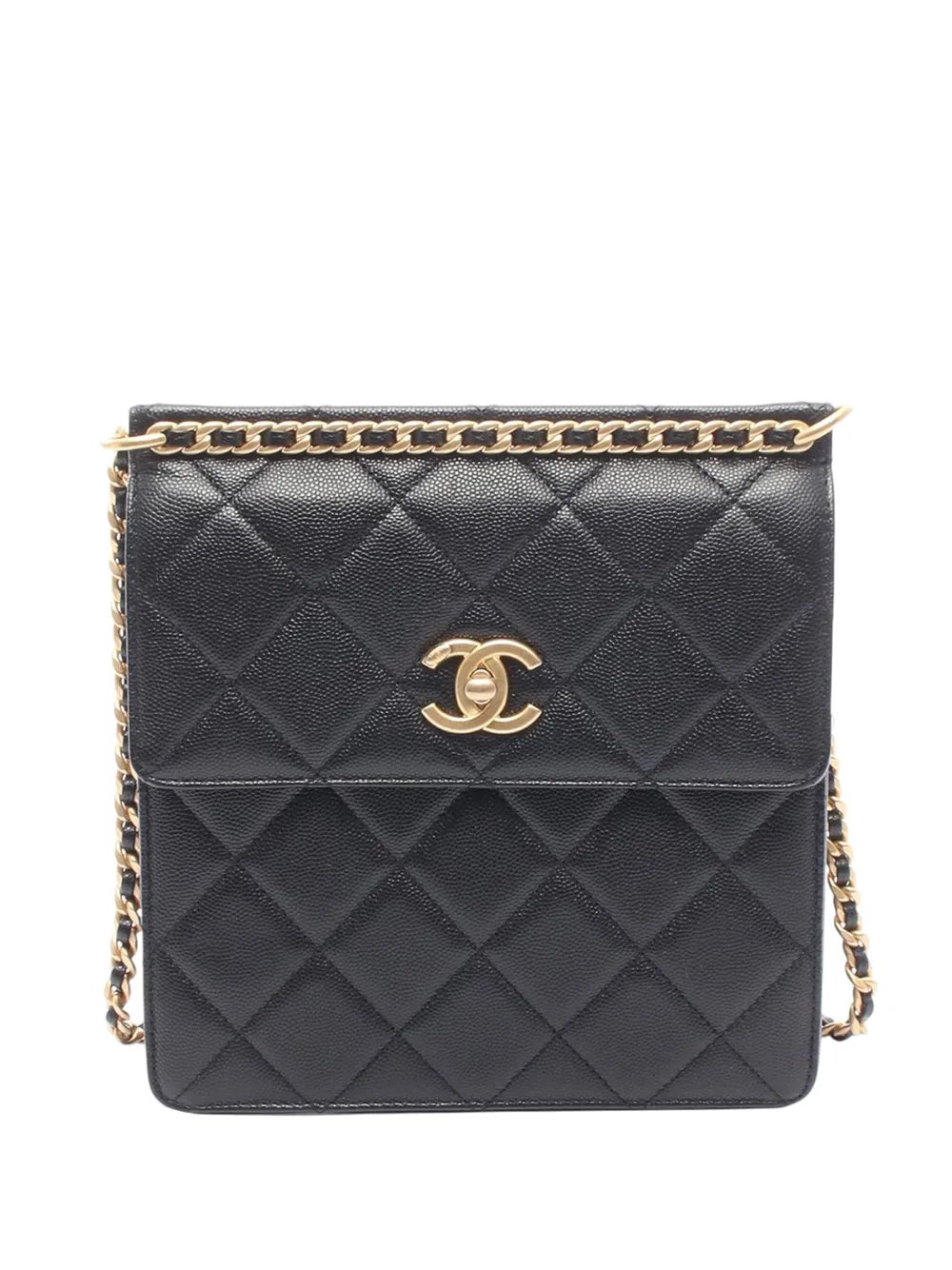 2021-2026 CC Caviar Square Chain backpack