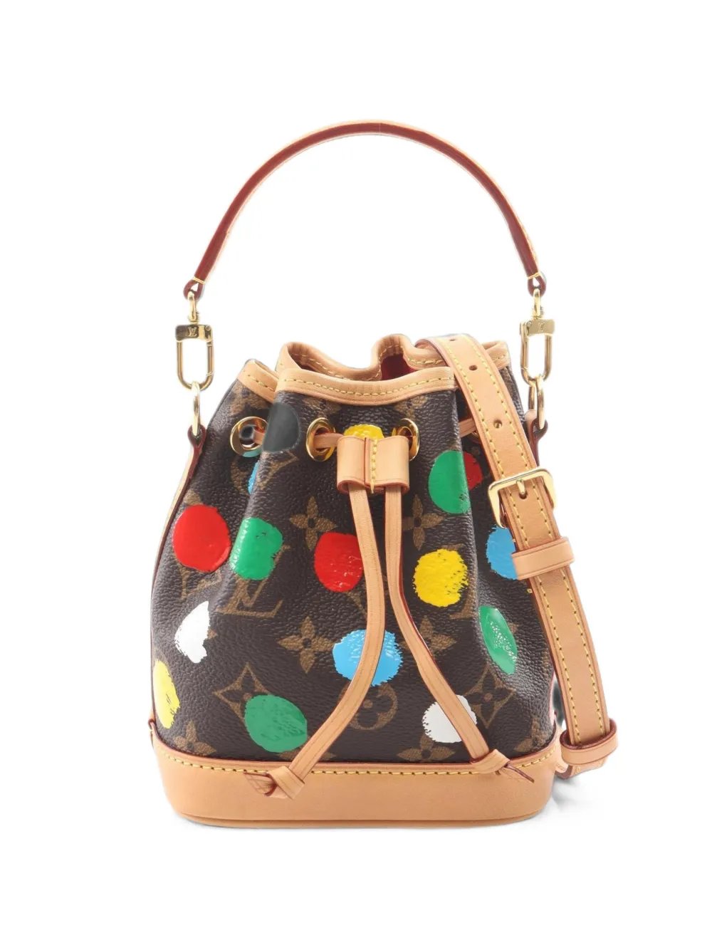 x Yayoi Kusama Nano Noé shoulder-strap bucket bag