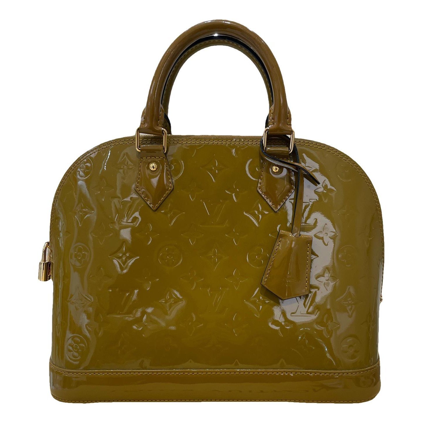 Alma patent leather handbag