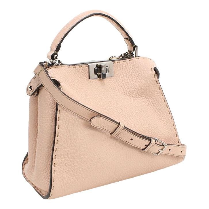 Peekaboo leather handbag