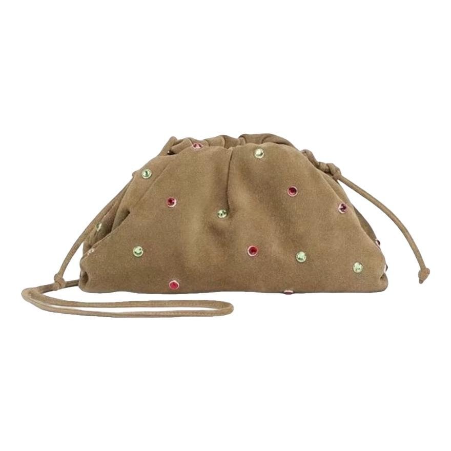 Pouch leather handbag
