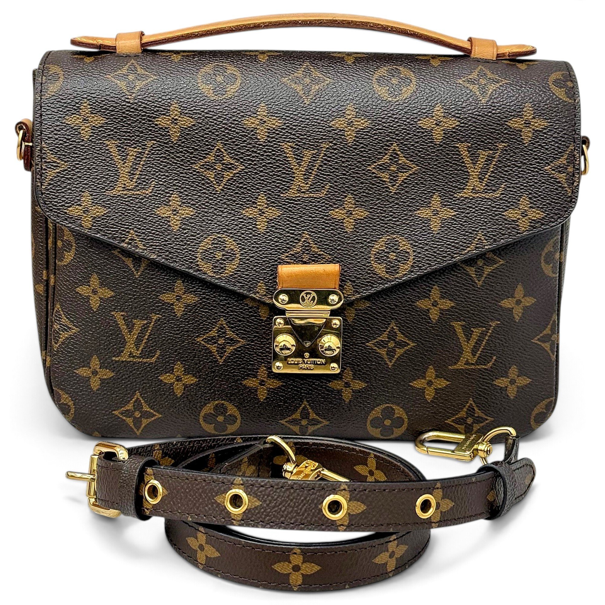 Metis leather handbag