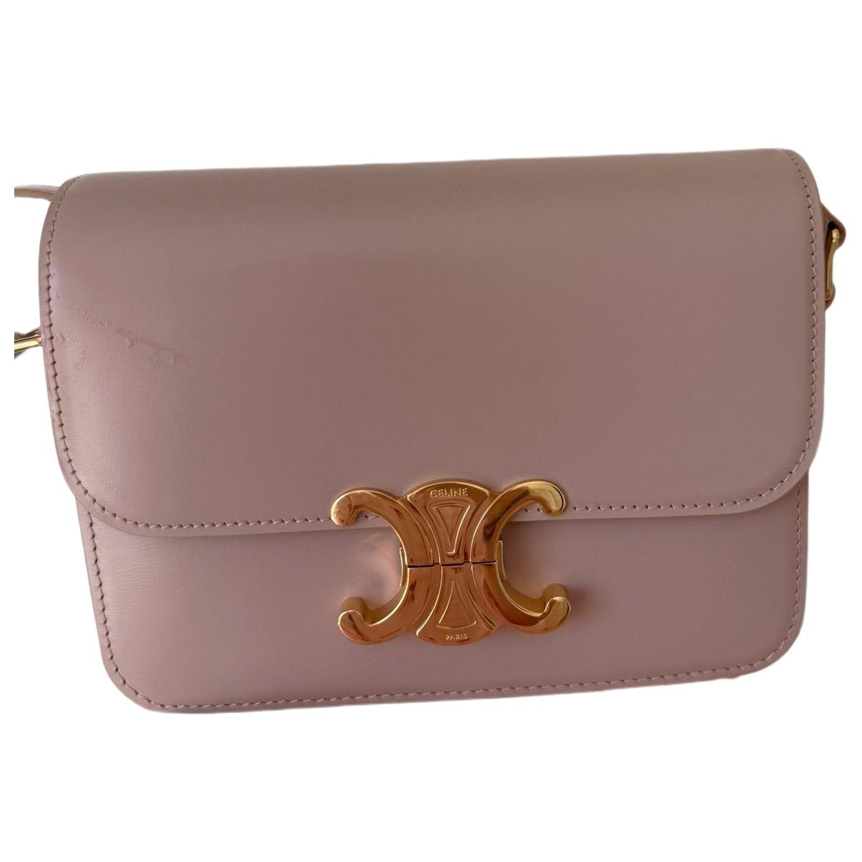Triomphe leather handbag