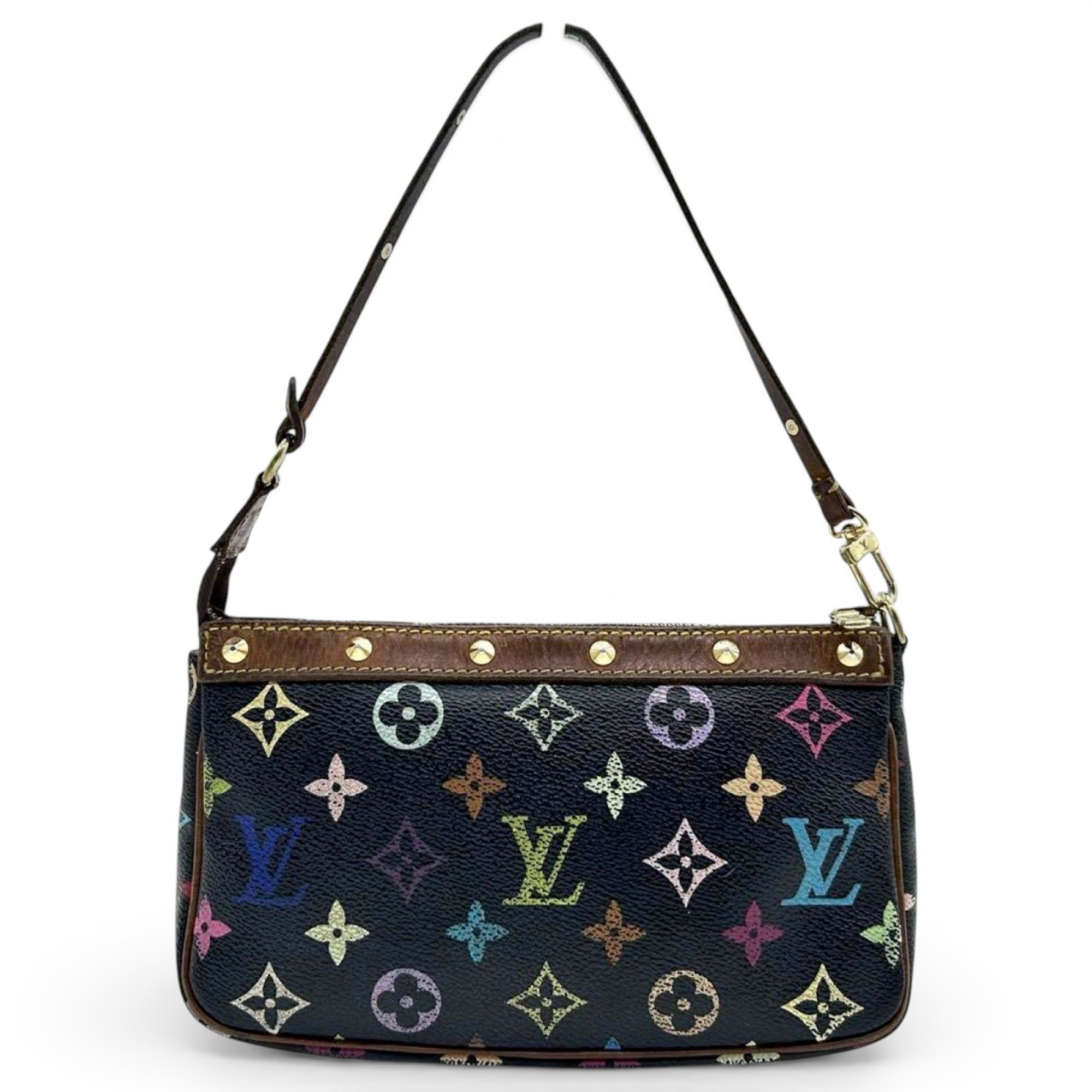 Pochette Accessoire leather handbag