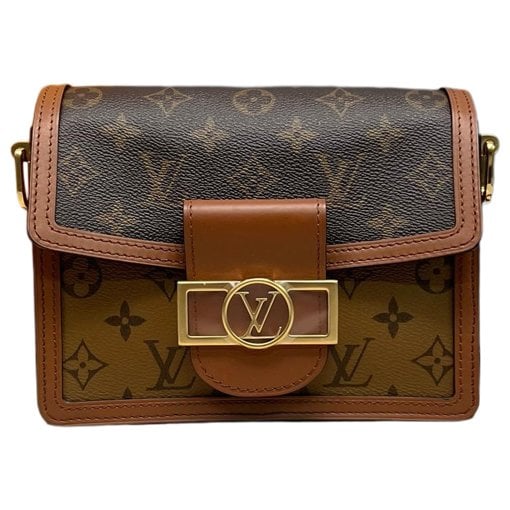 Dauphine leather handbag