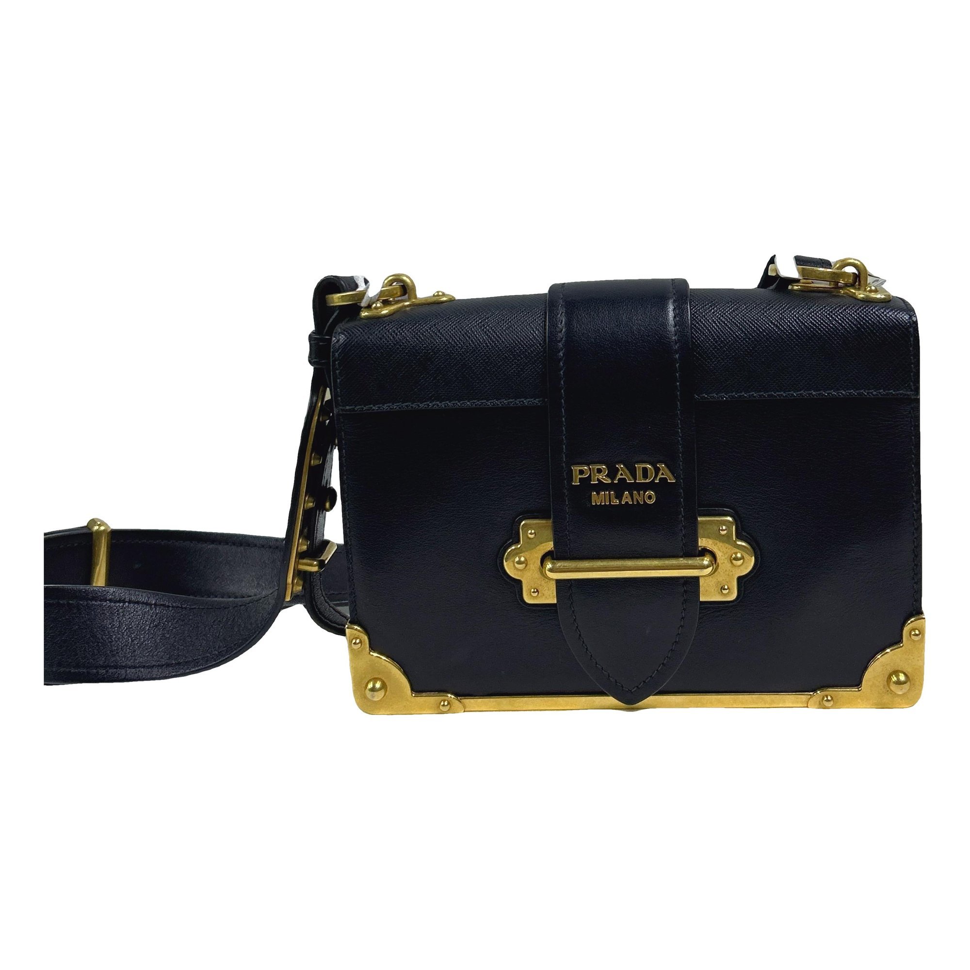 Cahier leather handbag