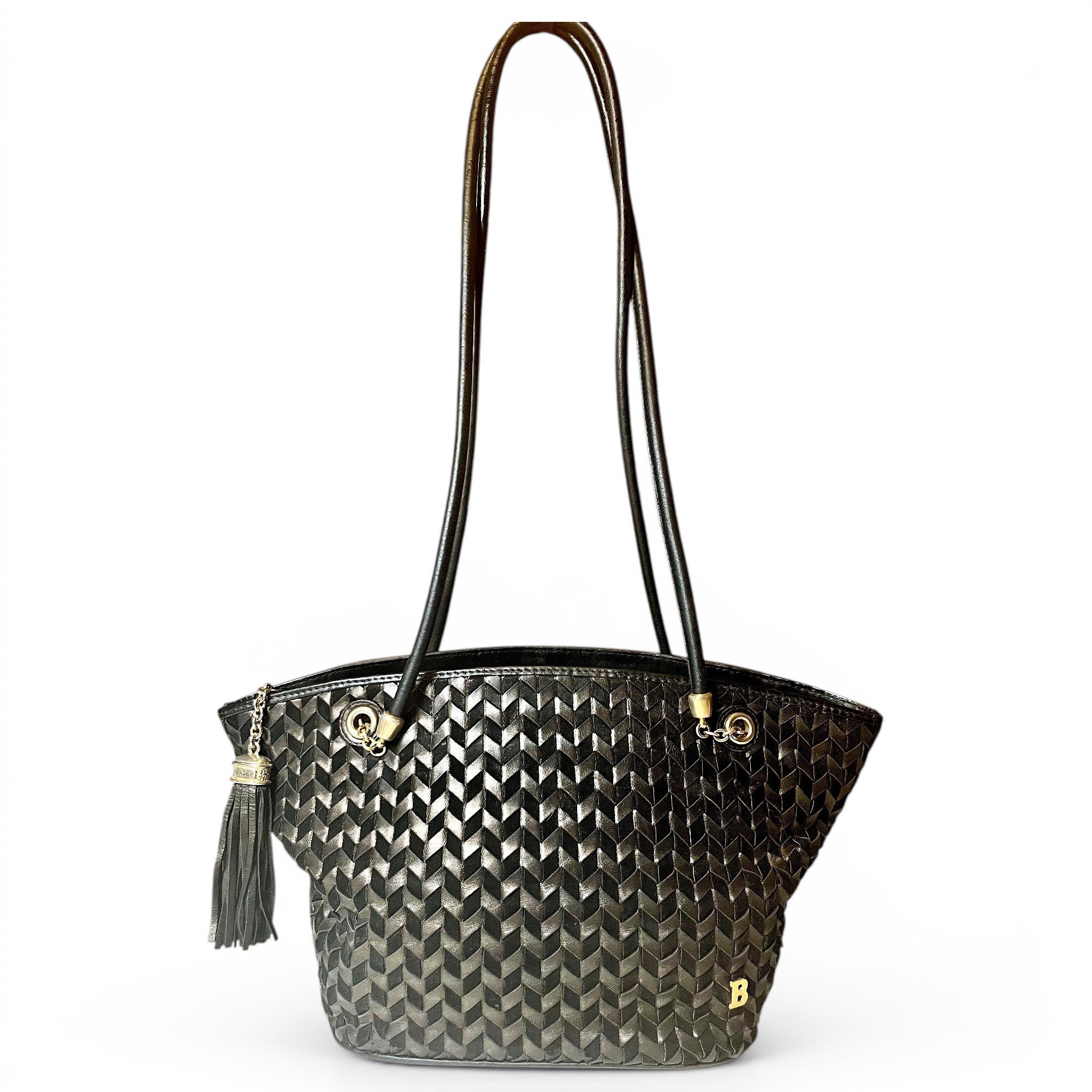 Leather handbag