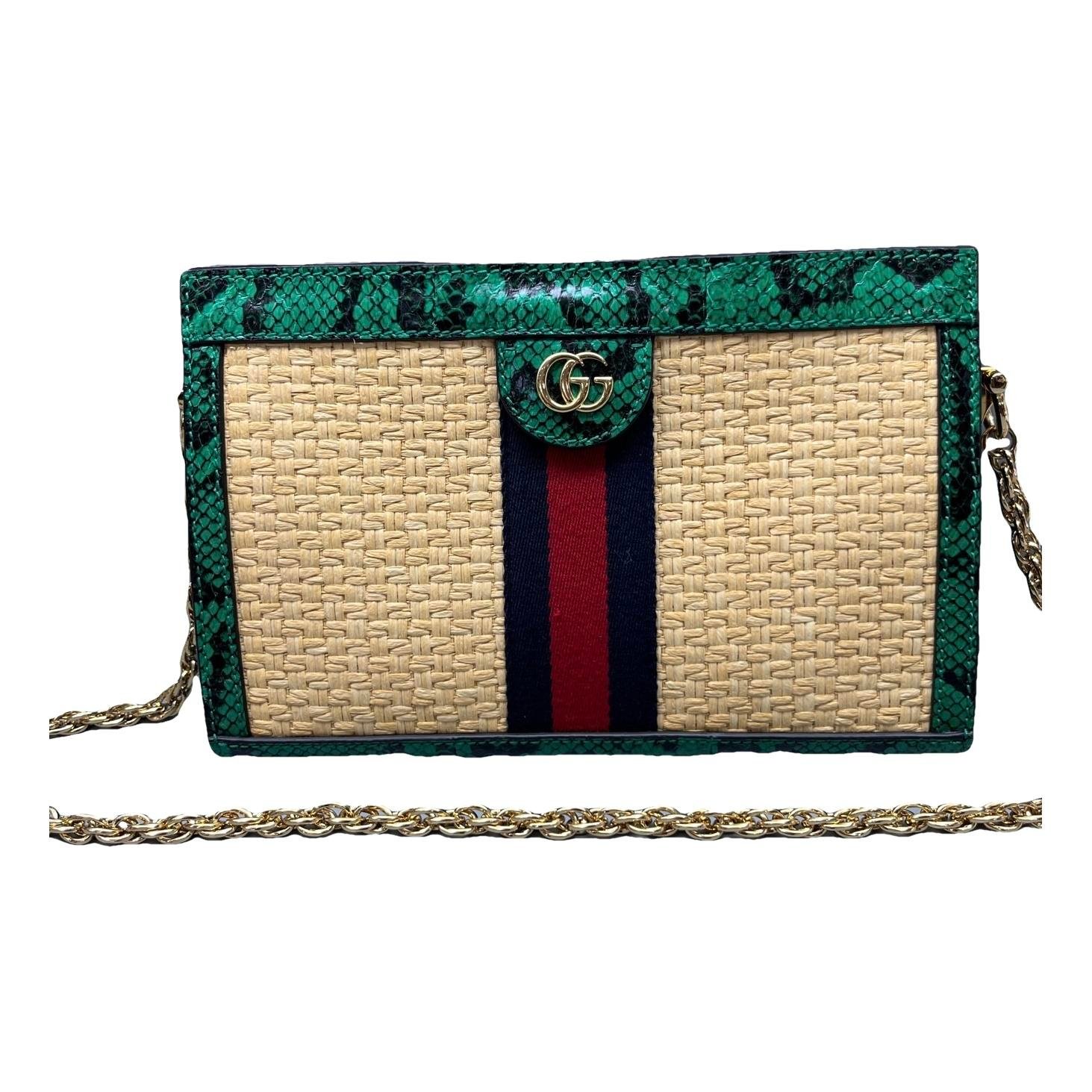 Ophidia Chain leather handbag