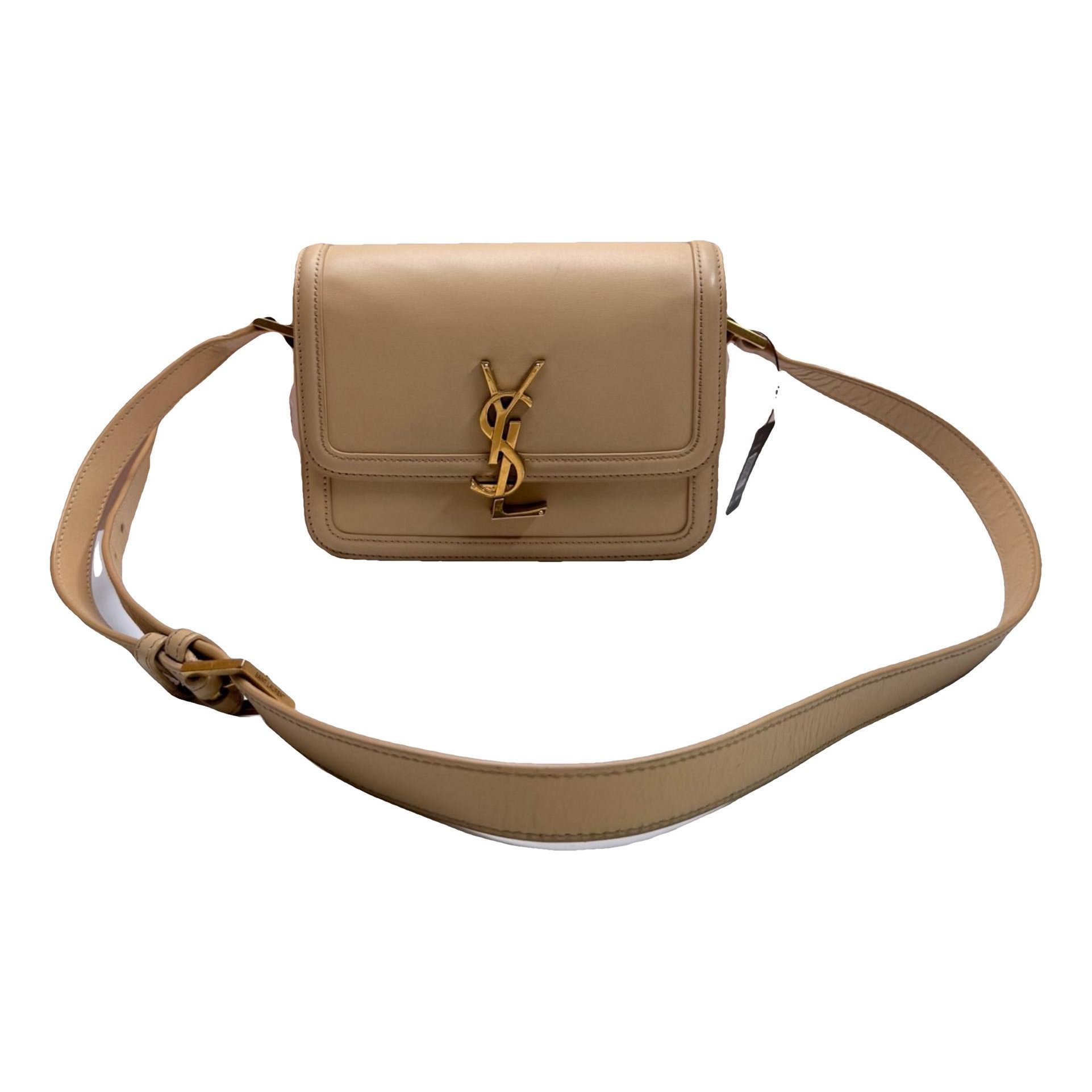 Solférino leather handbag