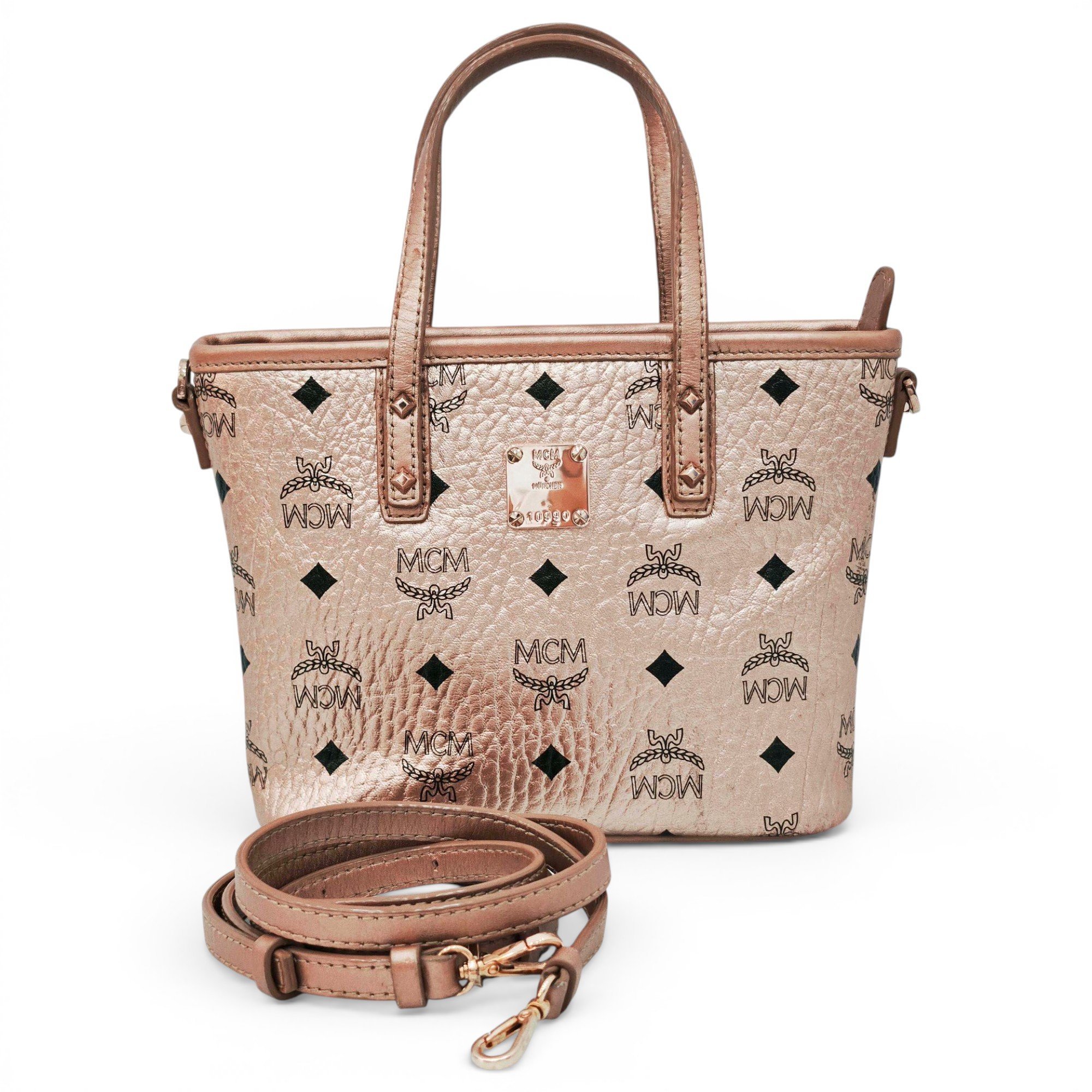 Leather tote