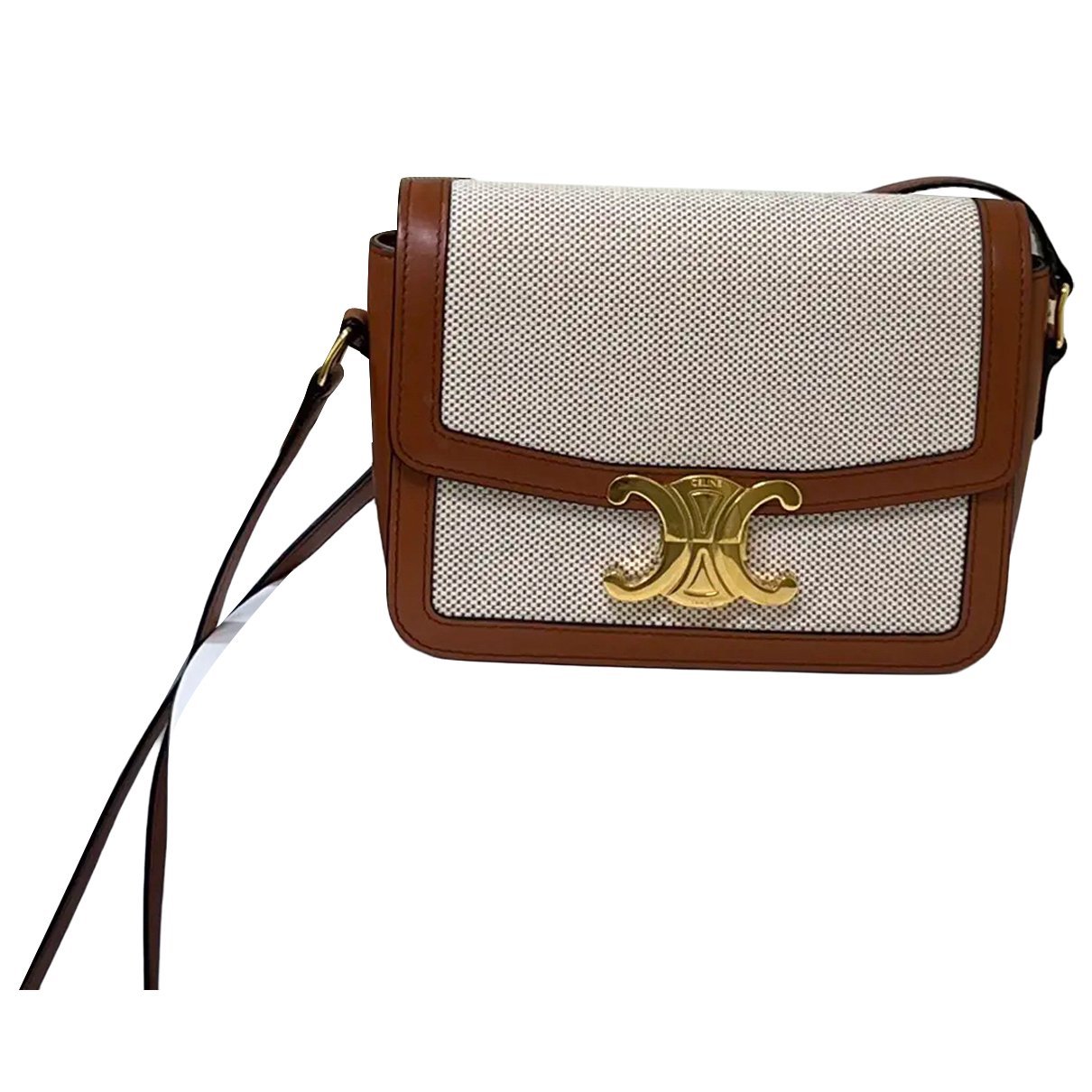 Triomphe cloth crossbody bag