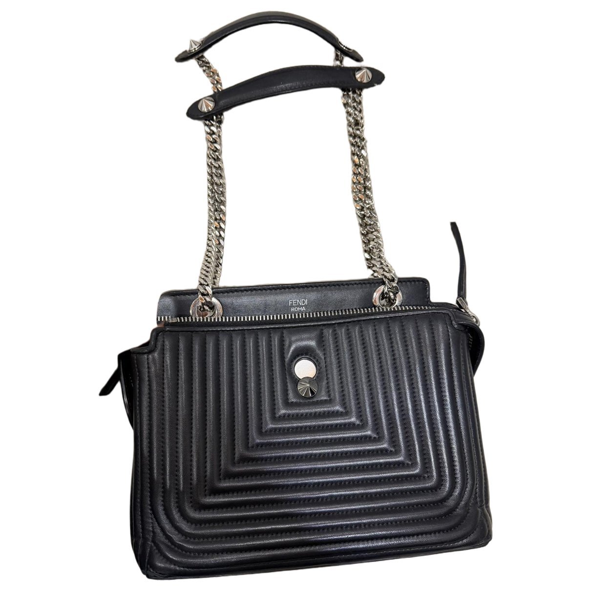 Dot Com leather handbag
