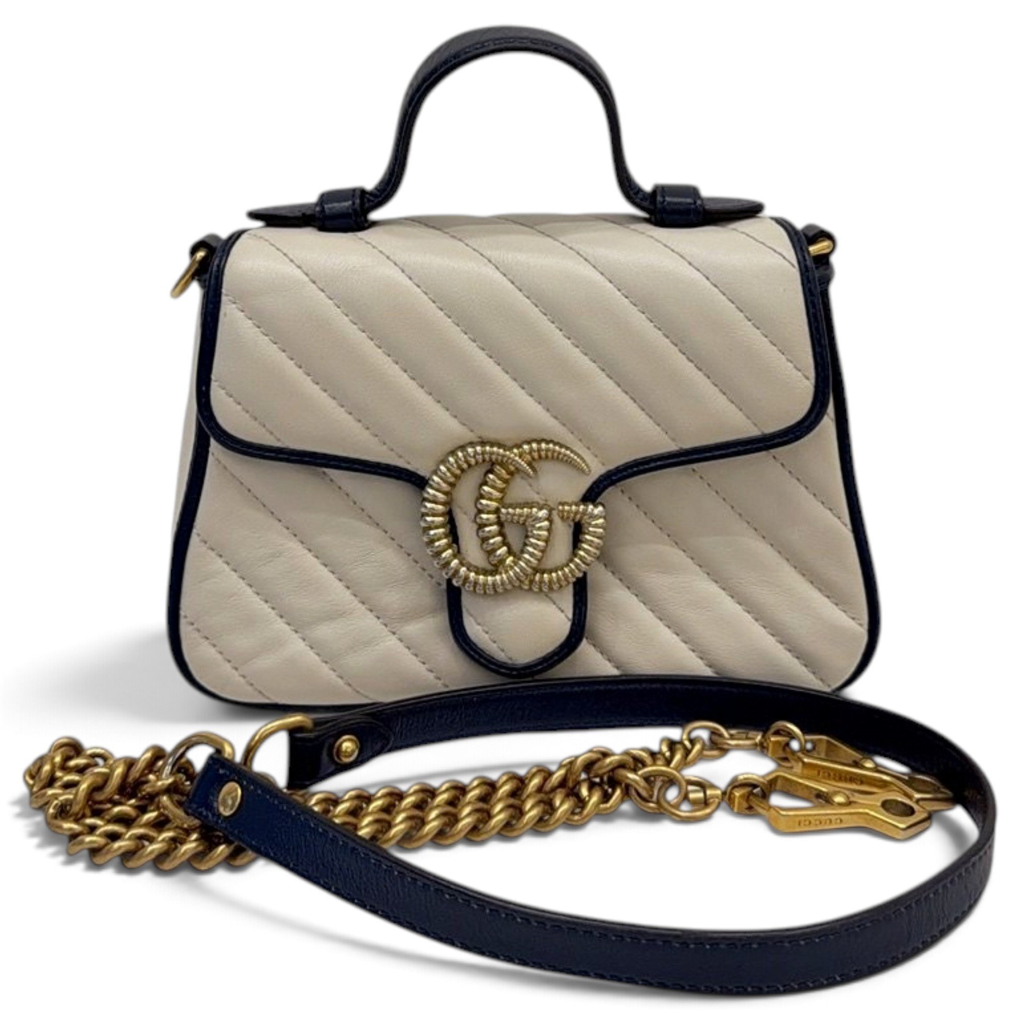GG Marmont Flap leather handbag