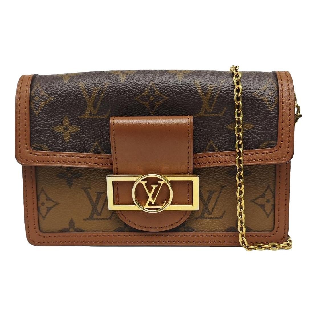 Dauphine leather handbag