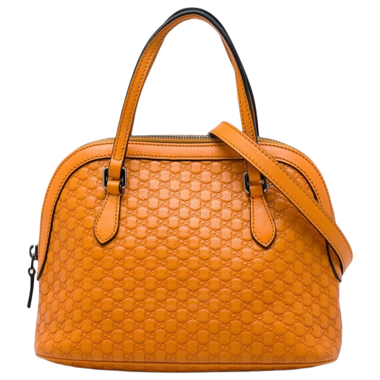 Dôme leather satchel