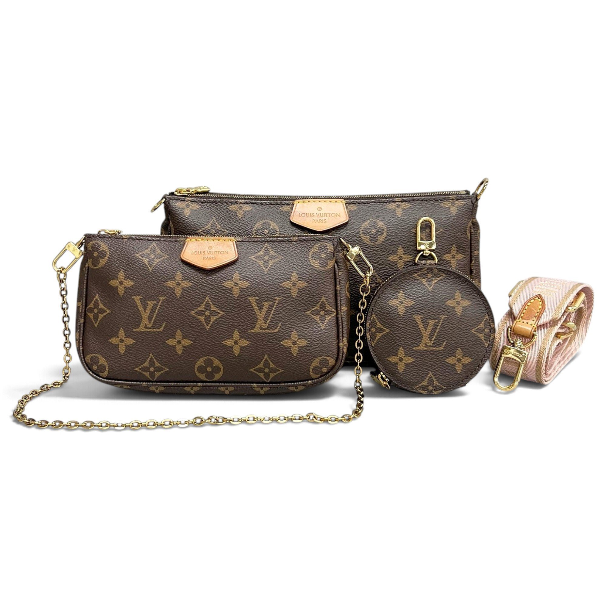 Multi Pochette Accessoires leather handbag