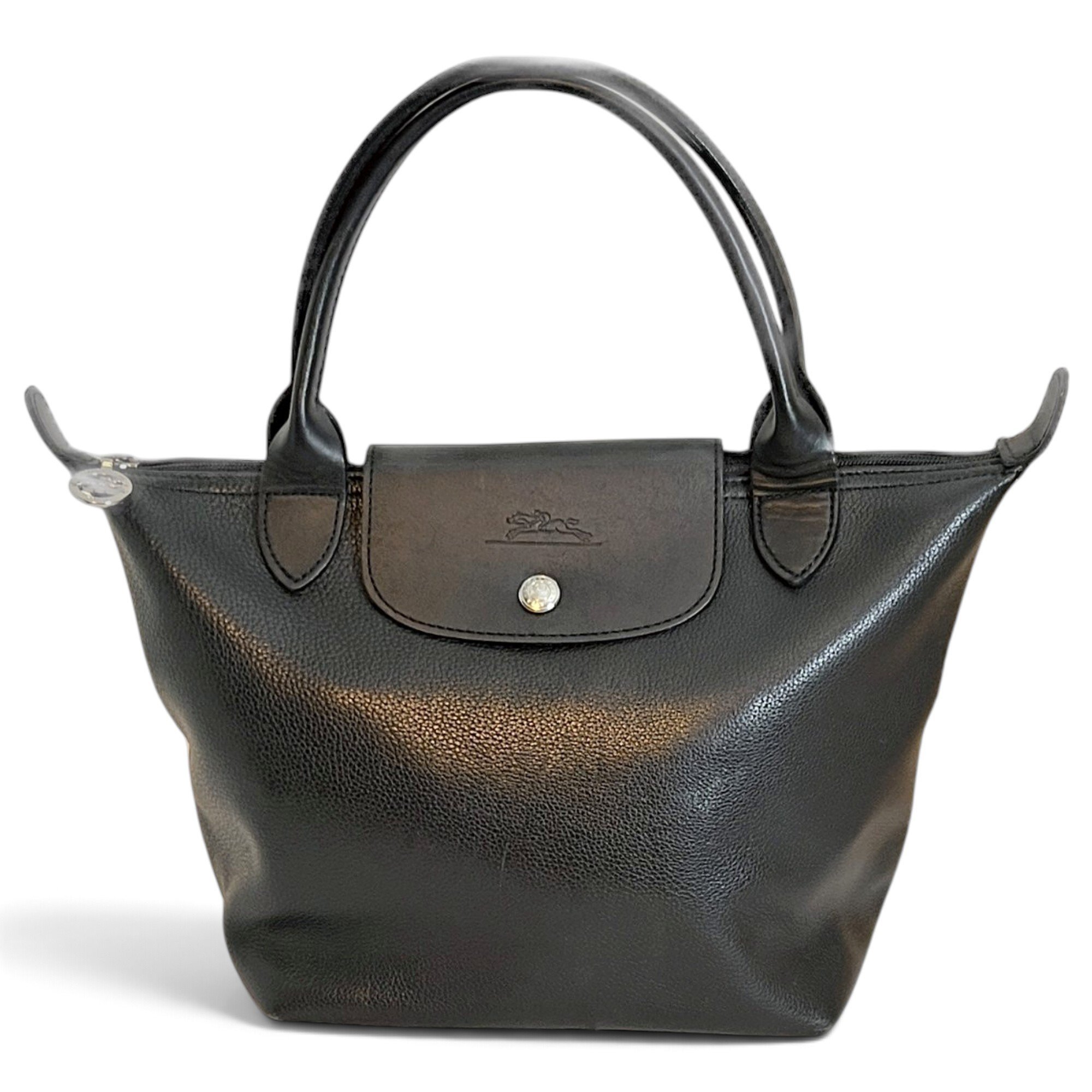 Pliage leather handbag
