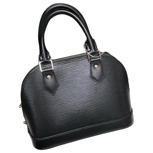 Alma leather bowling bag