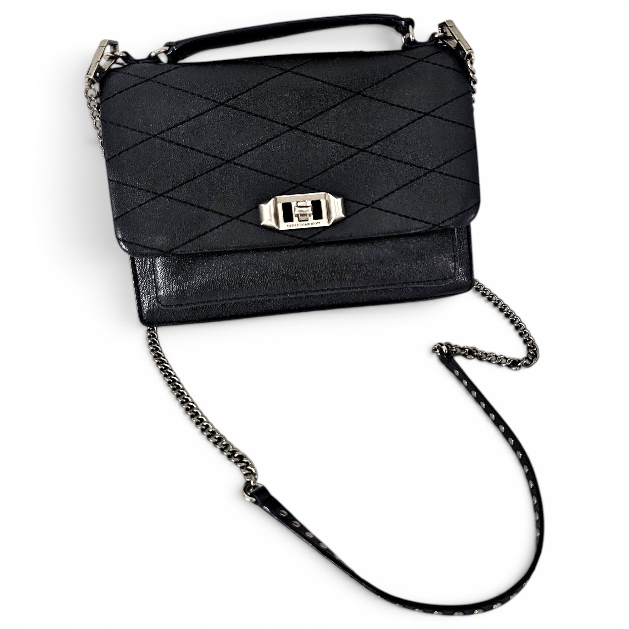 Leather crossbody bag