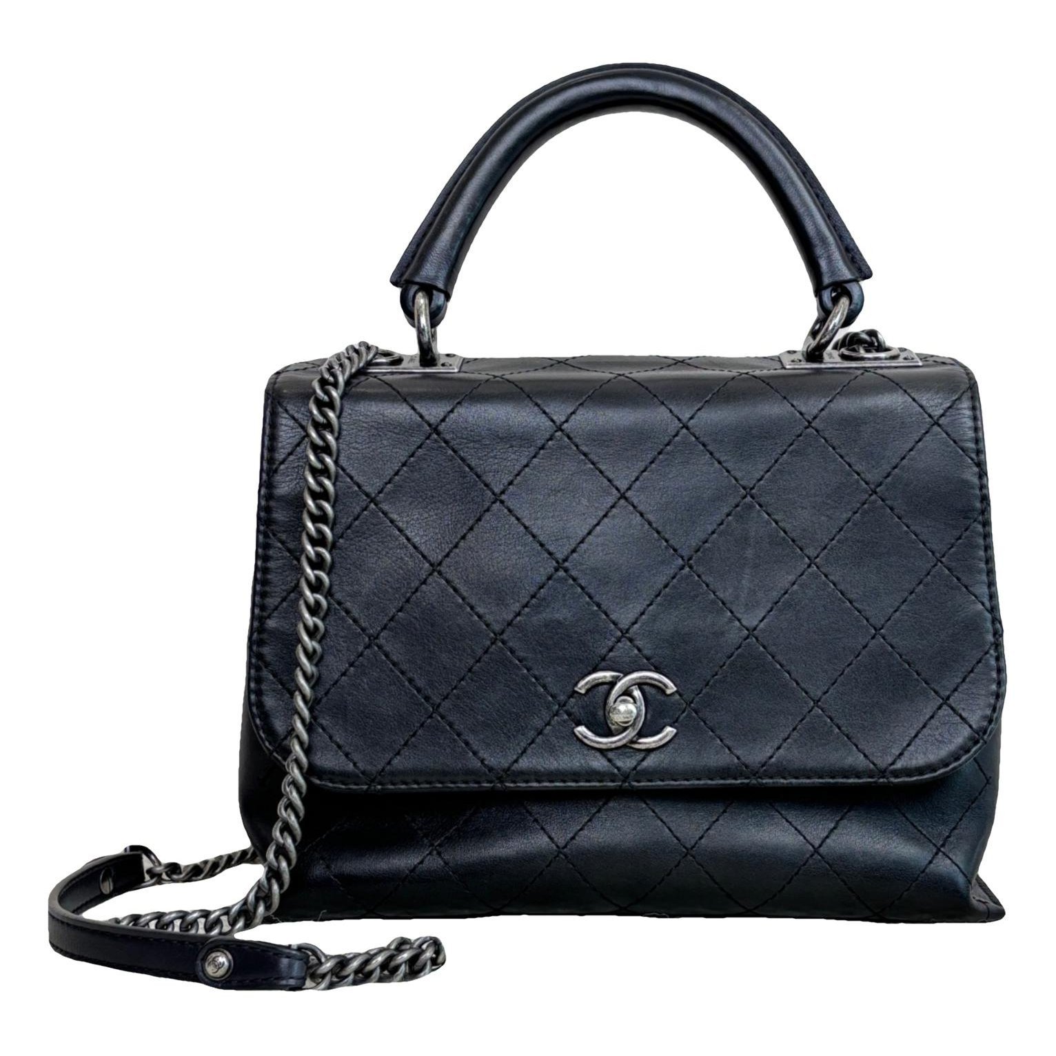 Coco Handle leather handbag