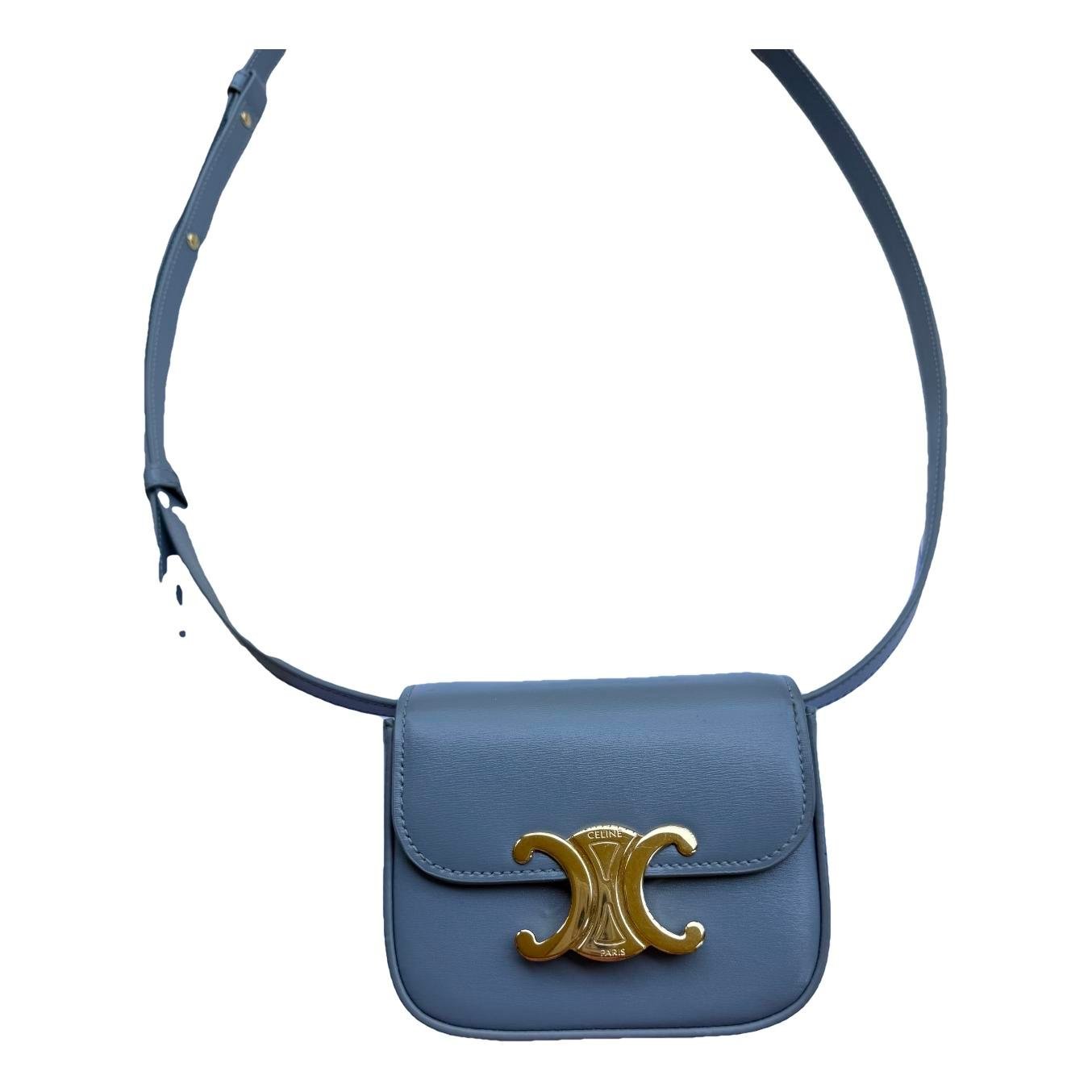 Triomphe leather handbag