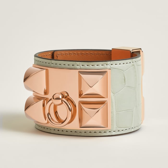 Gris Névé Collier De Chien Bracelet