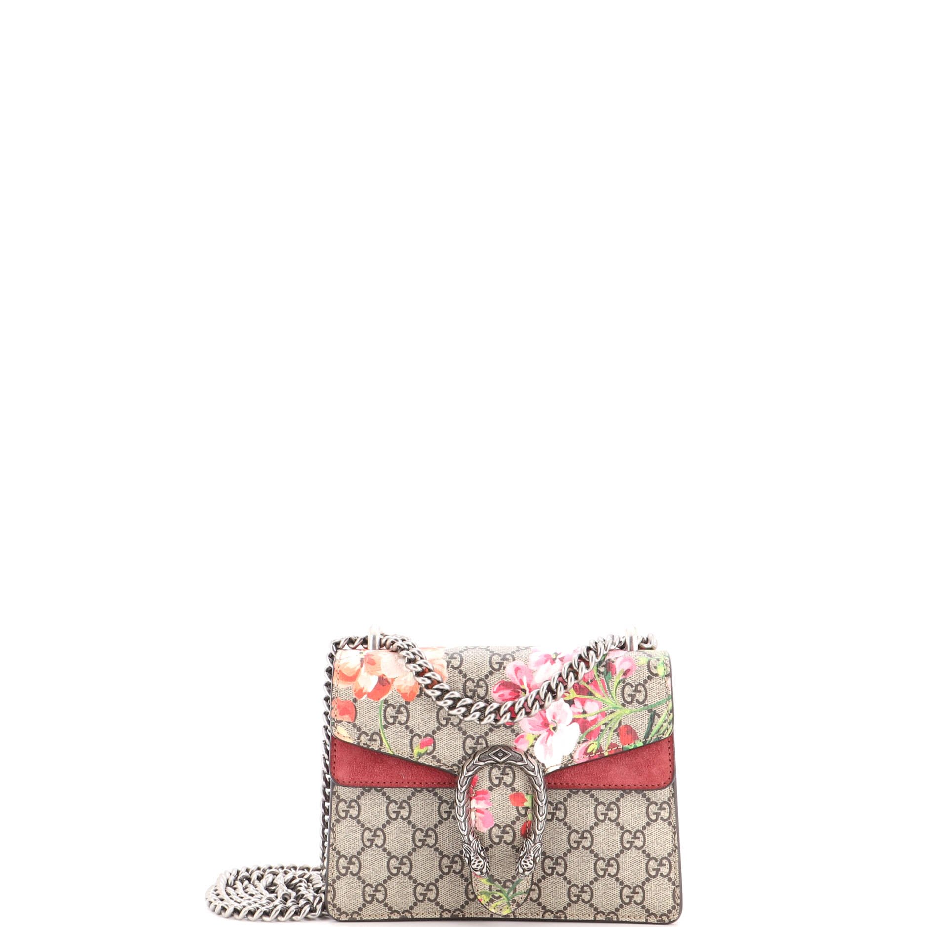 Dionysus Bag Blooms Print GG Coated Canvas Mini
