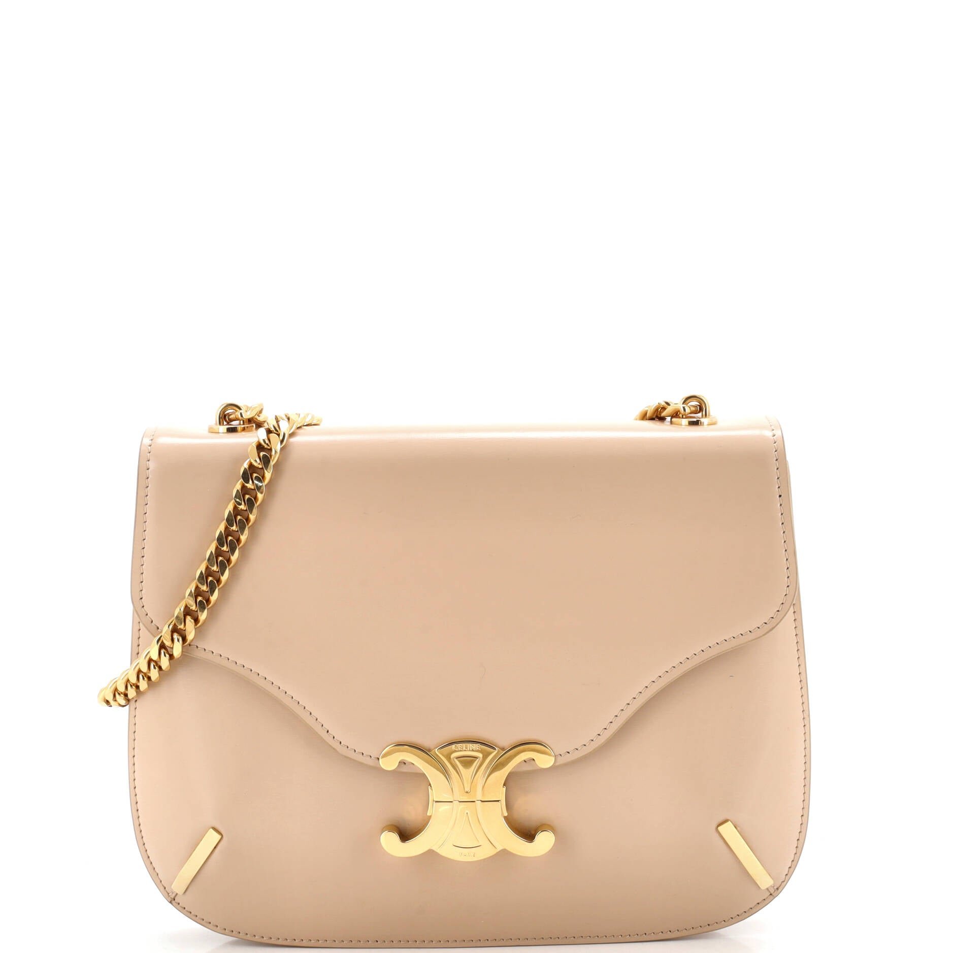 Besace Triomphe Shoulder Bag Smooth Calfskin Small