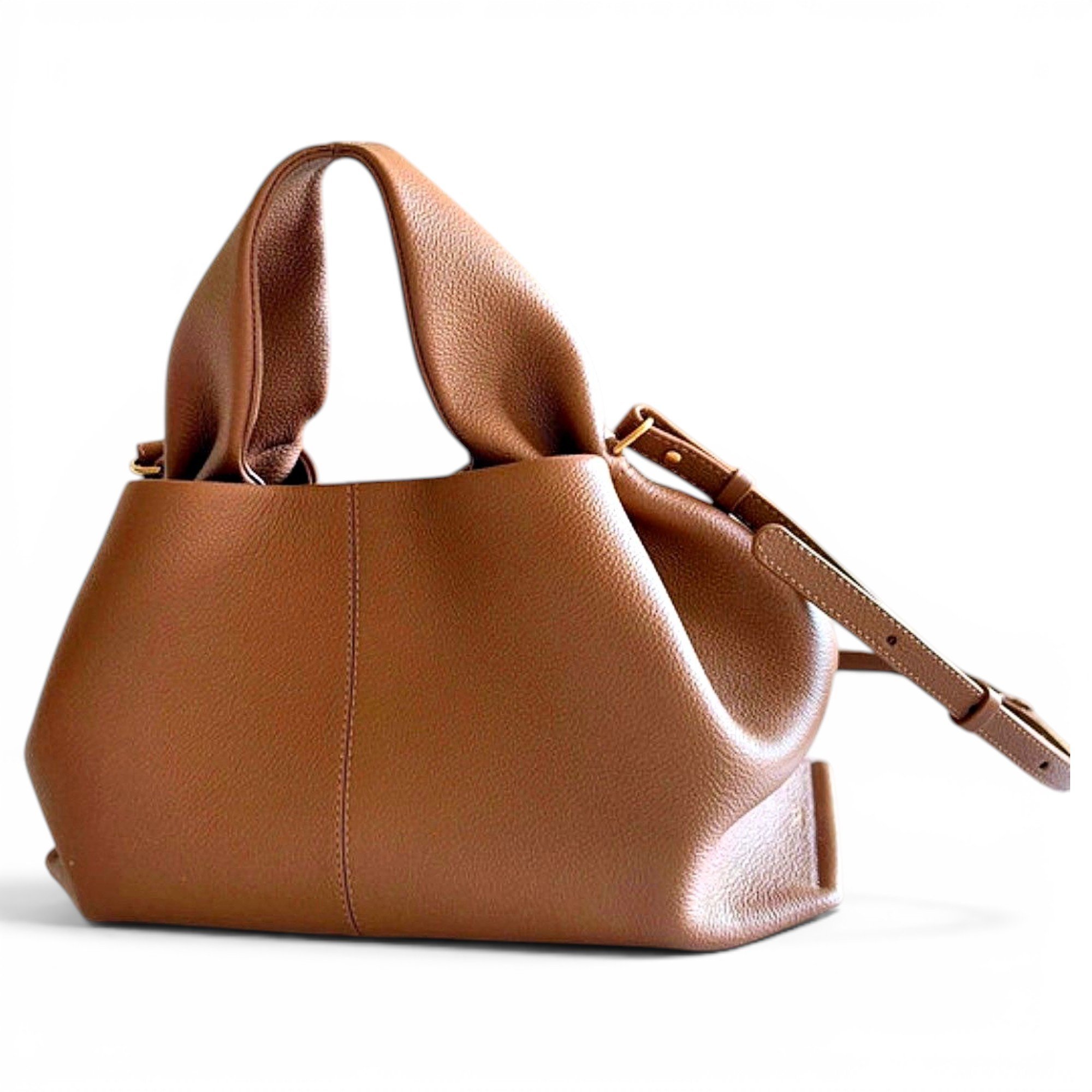 Polene Numéro Neuf leather handbag