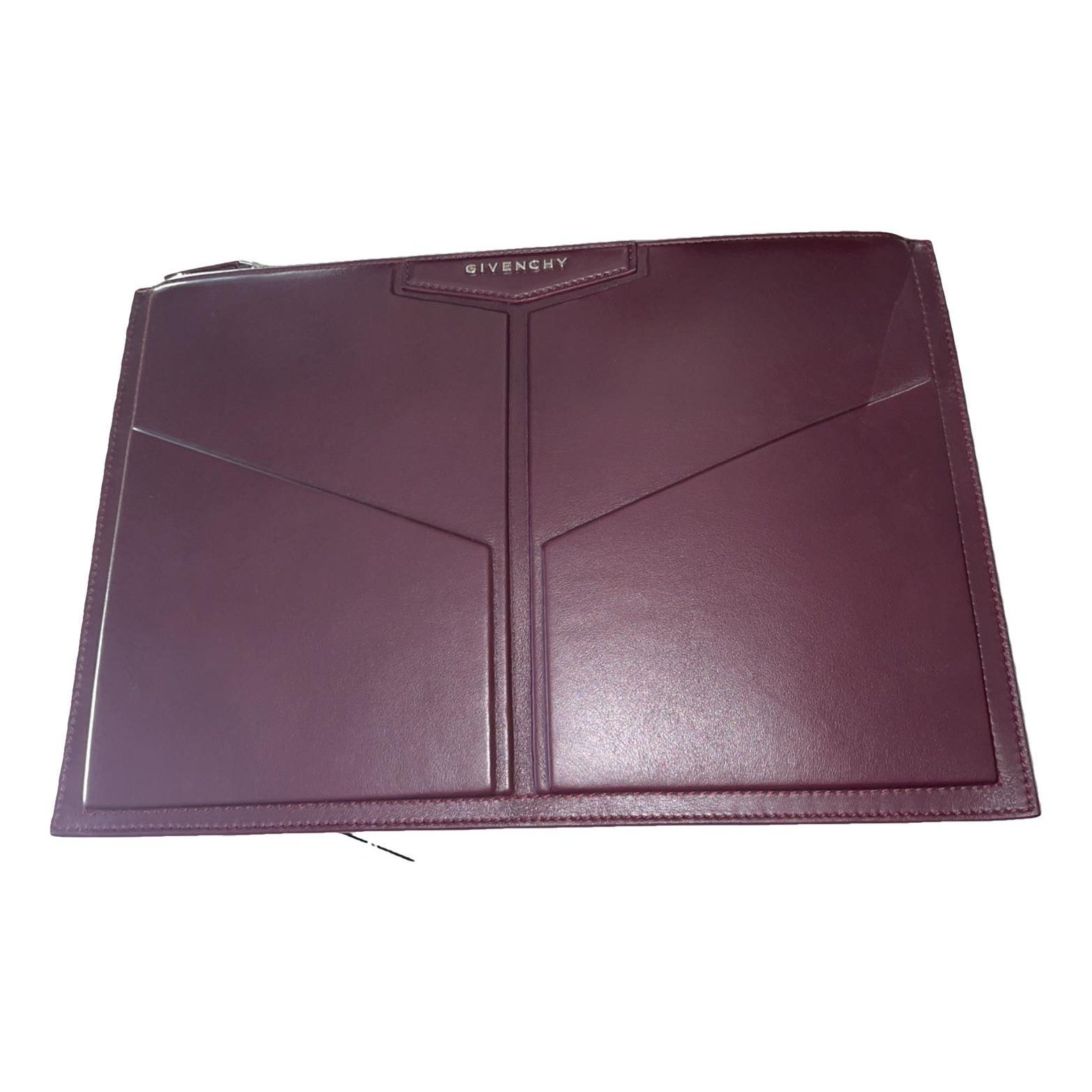 Antigona leather clutch bag