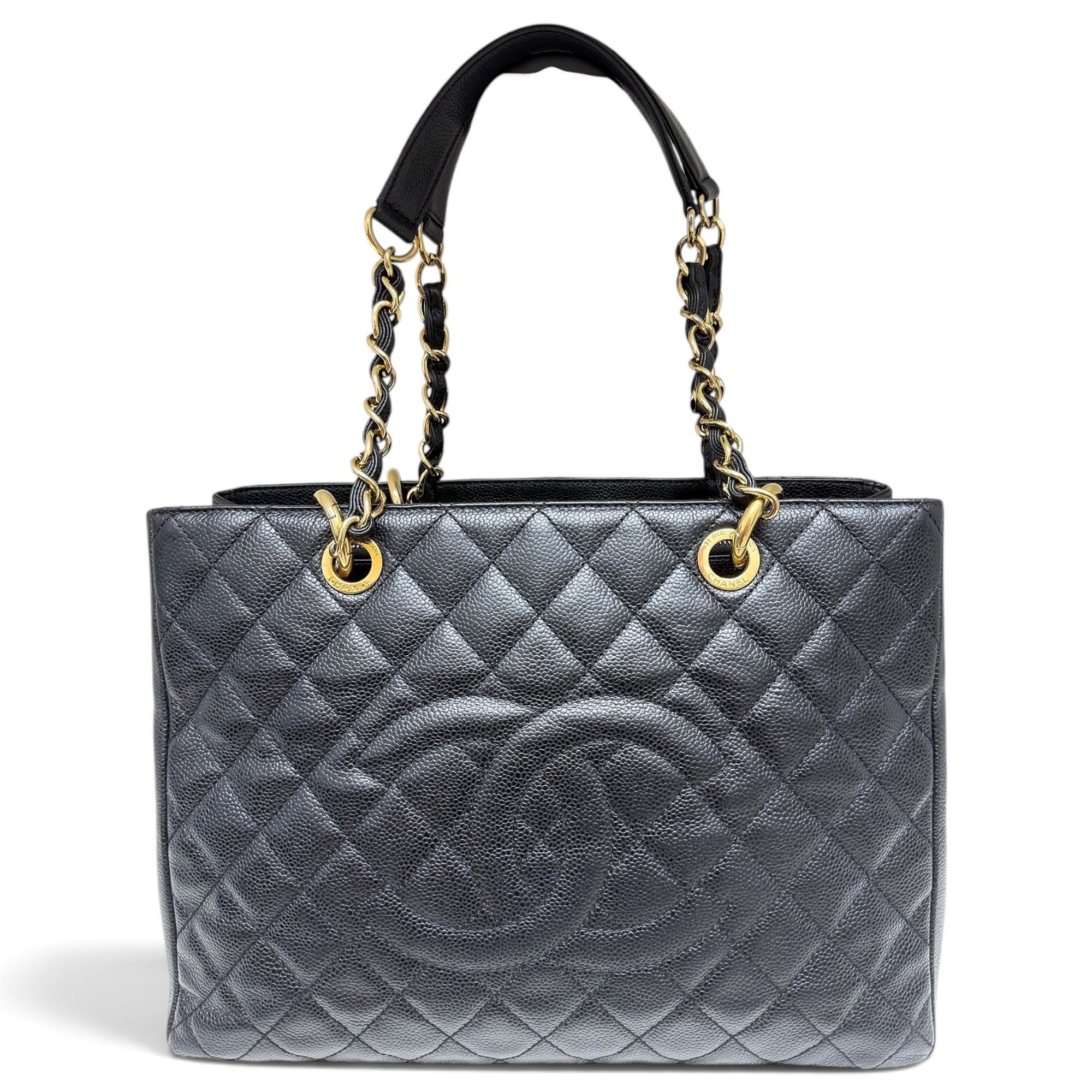 Grand shopping leather tote