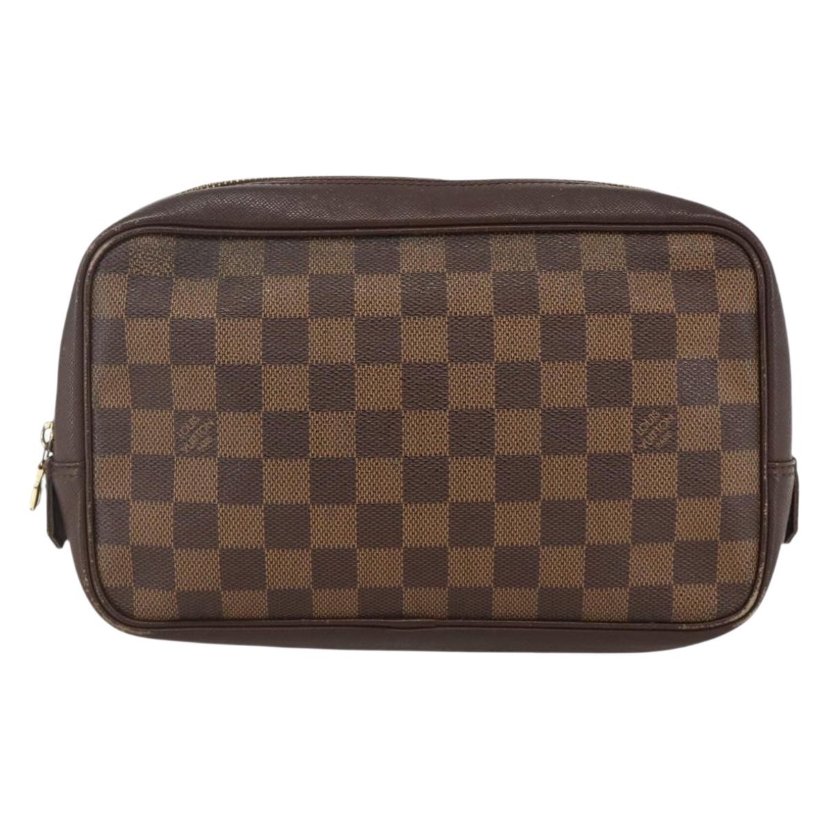 Leather clutch bag