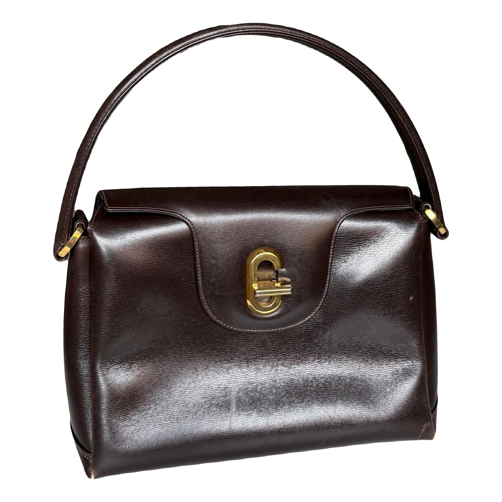 Leather handbag