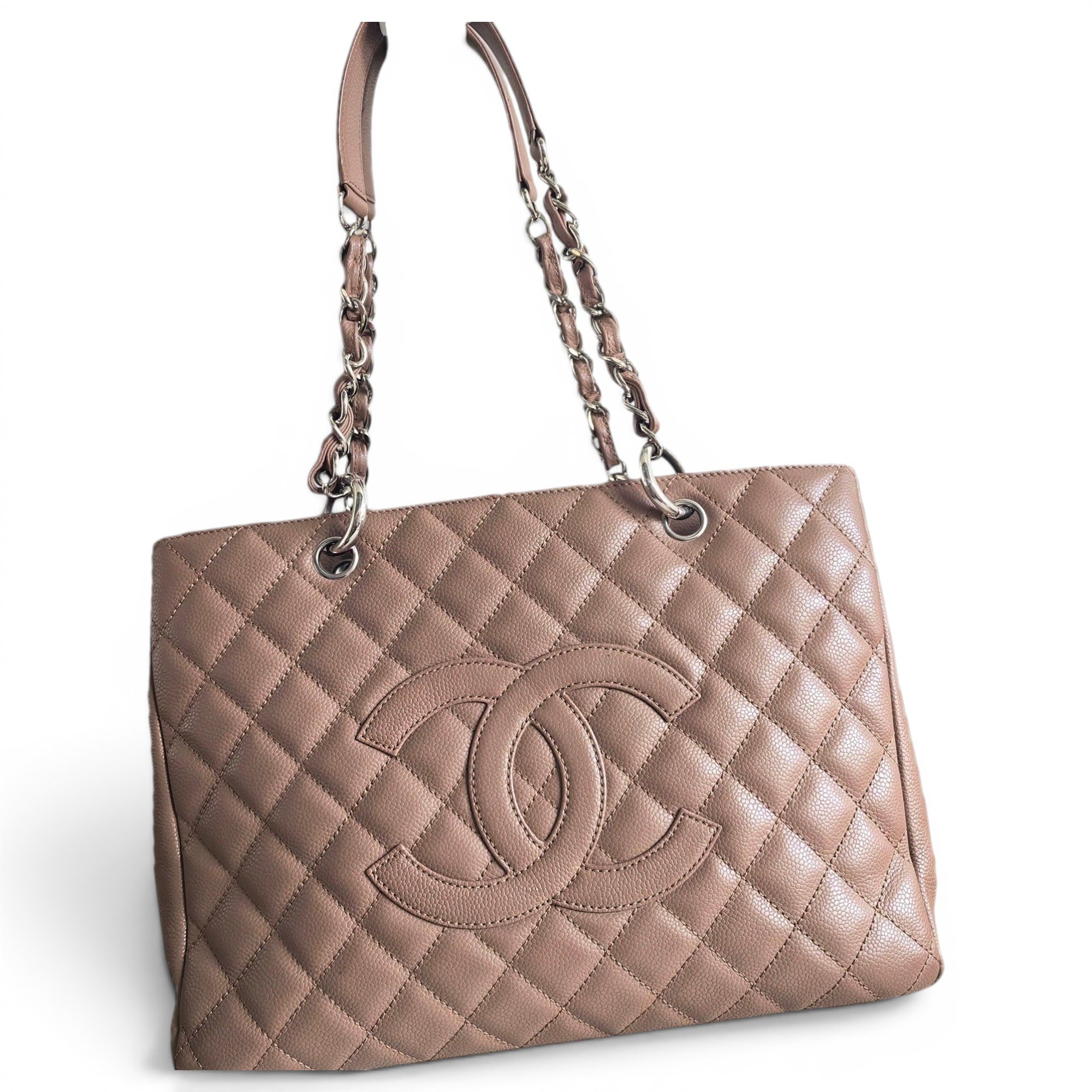 Grand shopping leather handbag