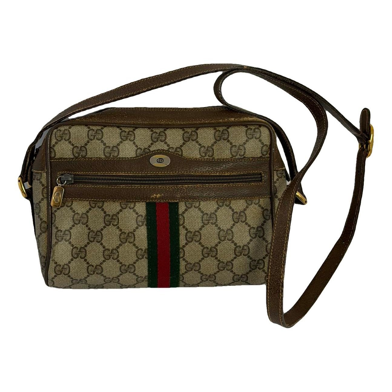 Ophidia leather crossbody bag