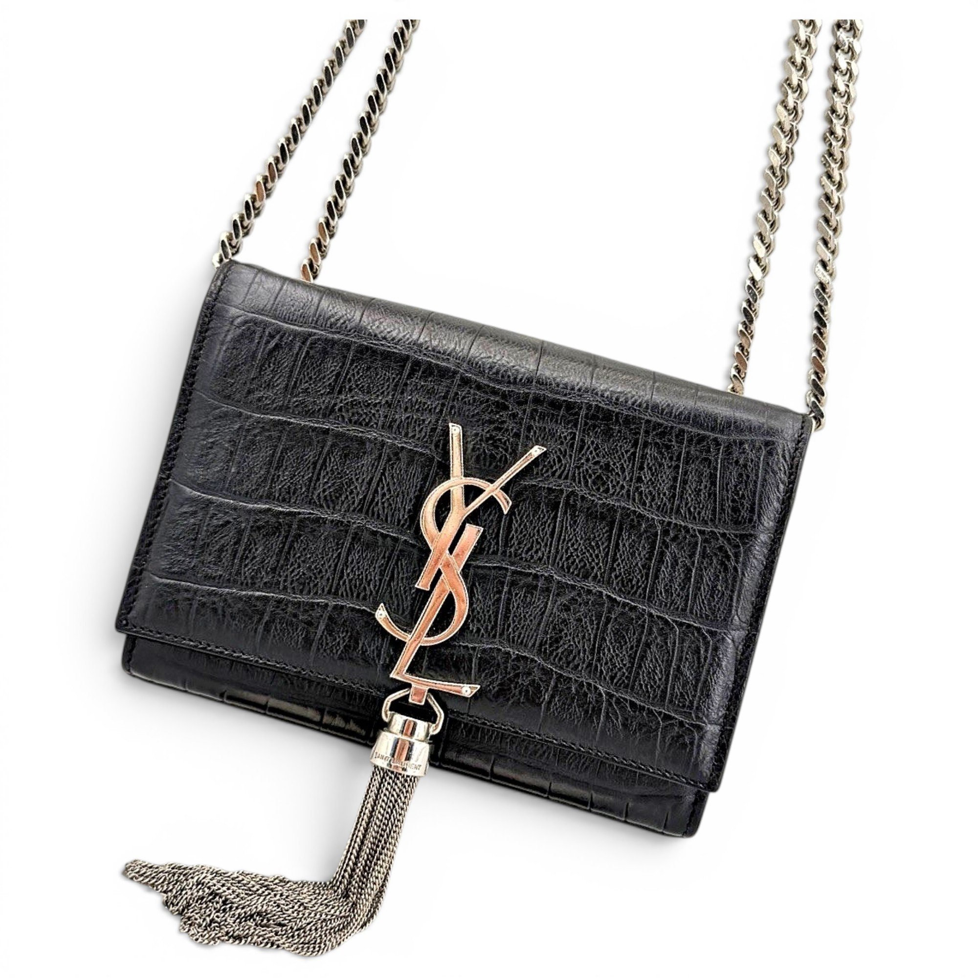 Pompom Kate leather handbag