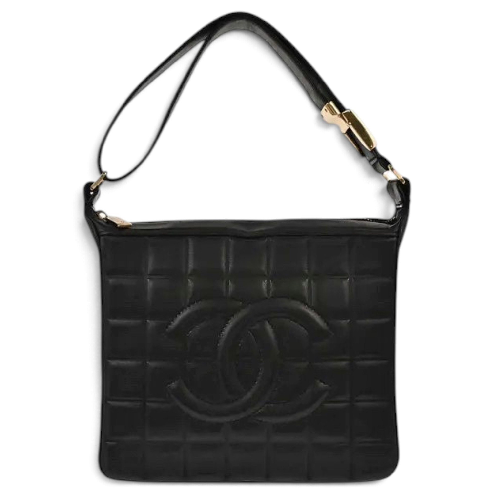 East West Chocolate Bar leather handbag