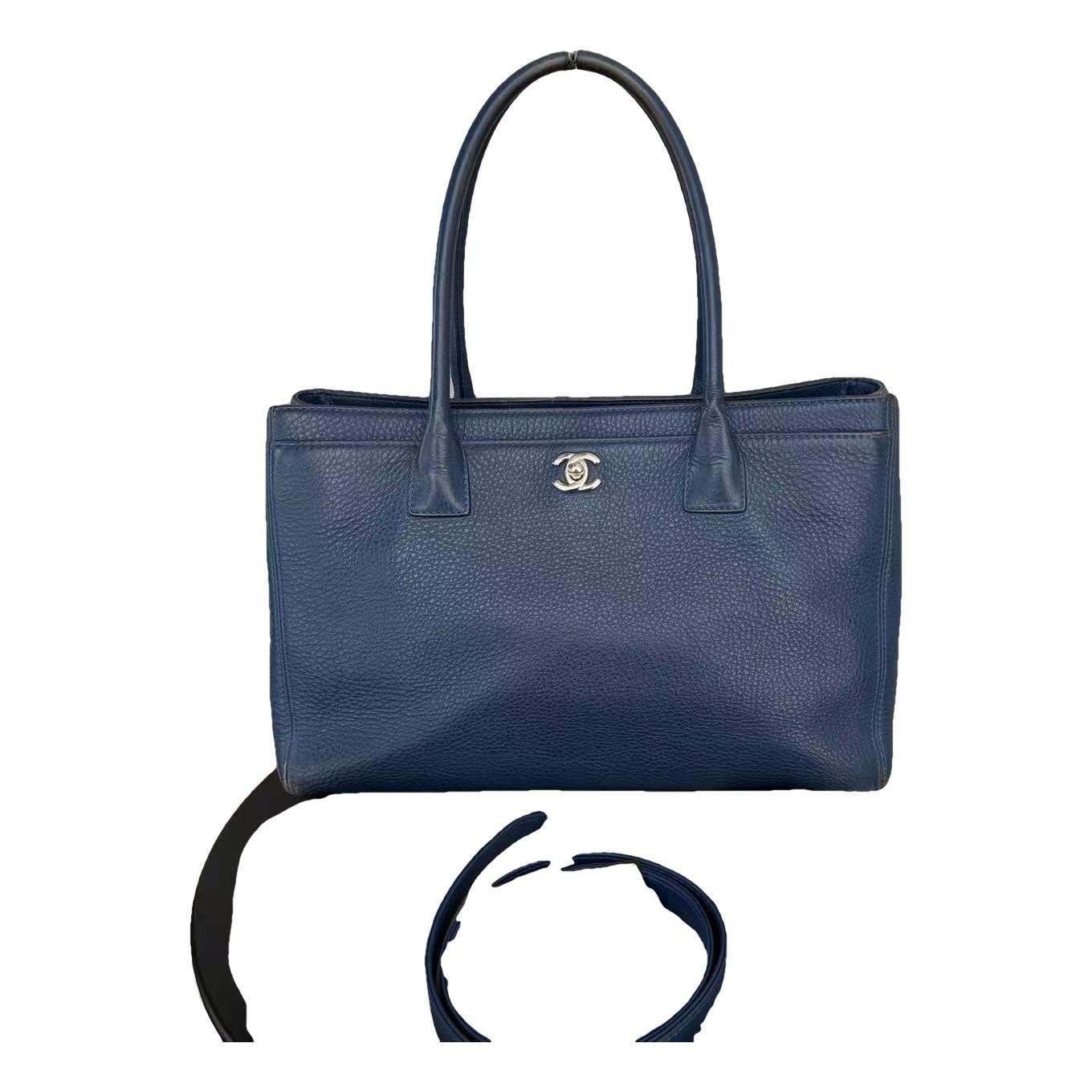 Executive leather tote
