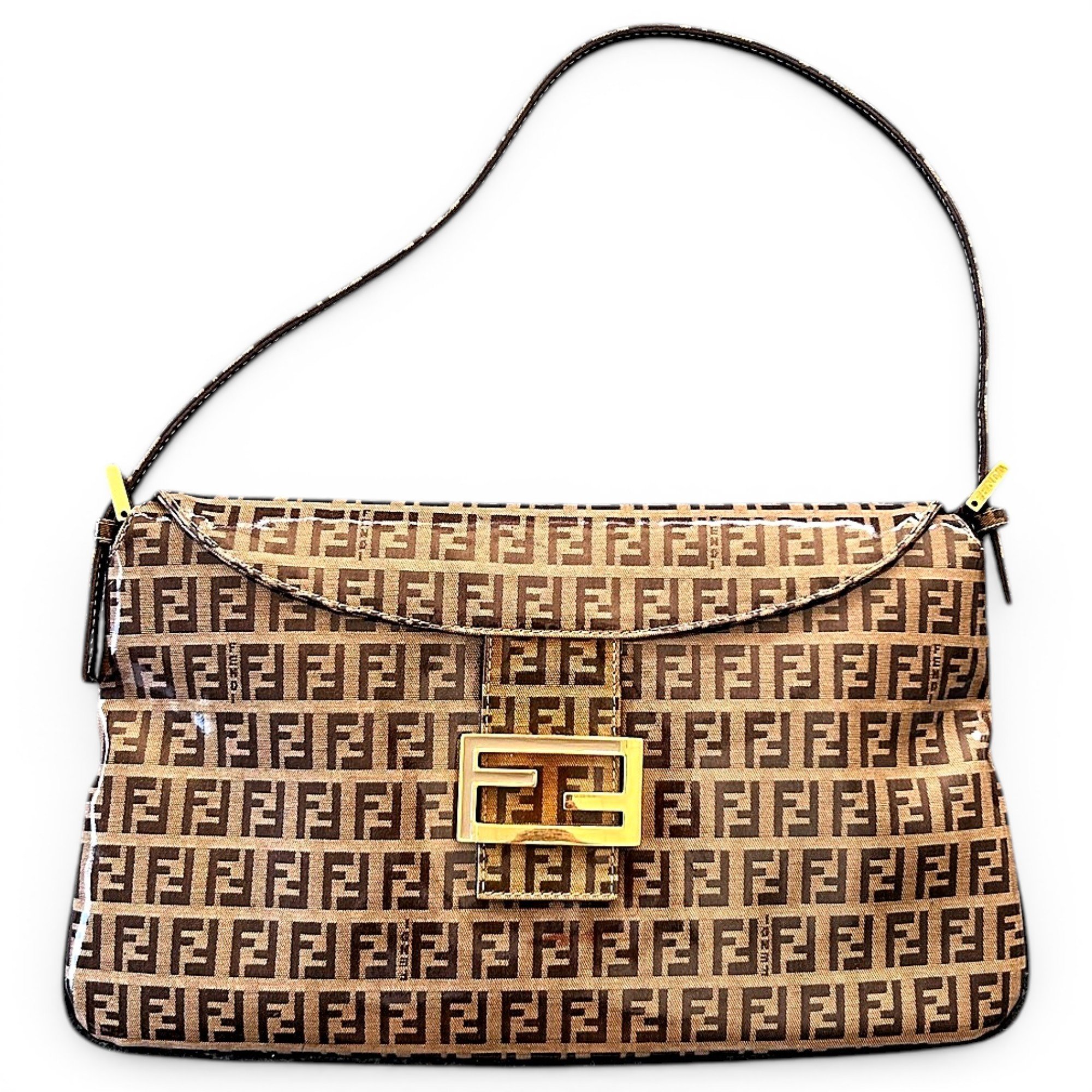 Baguette leather handbag