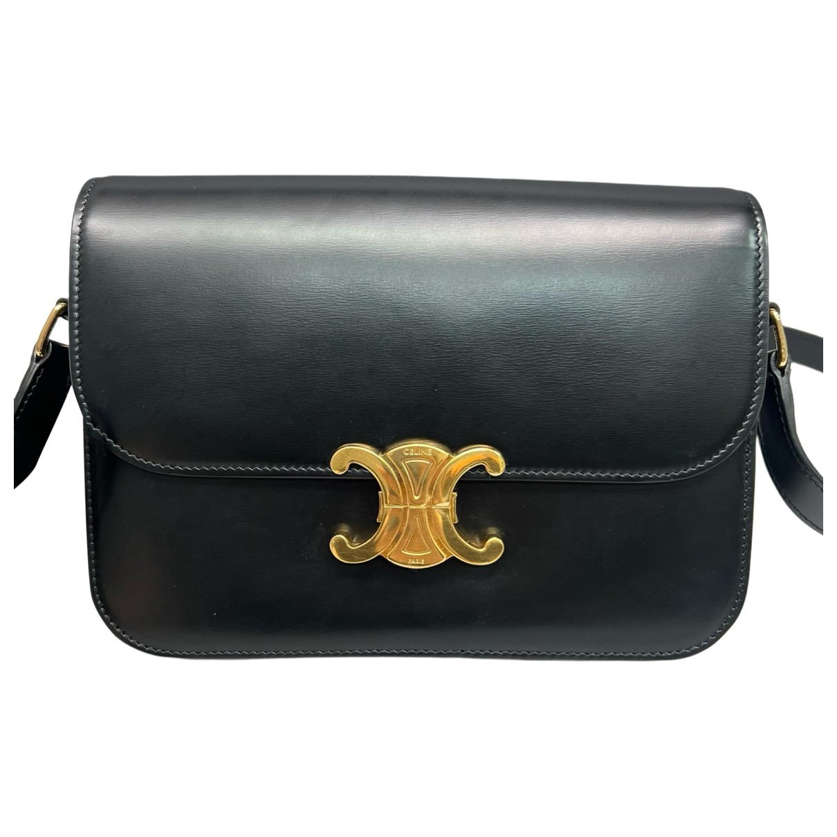 Triomphe leather handbag