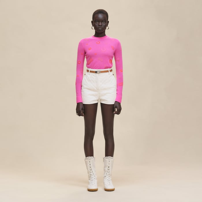 Rose Sakura "Candy Libris" Light Long-sleeve Sweater